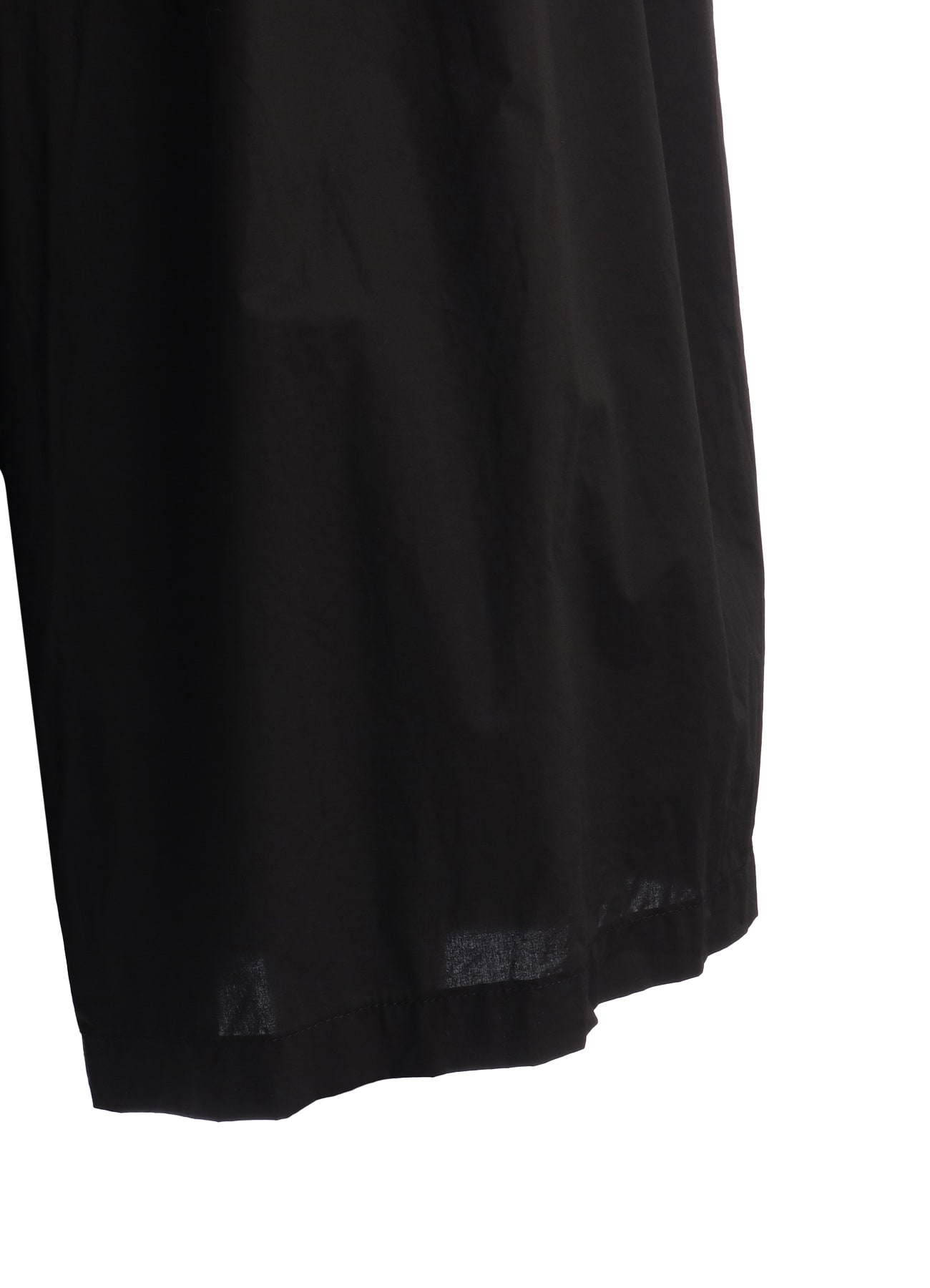 COTTON TYPEWRITER 2-TUCK SIDE-POCKET CULOTTE PANTS