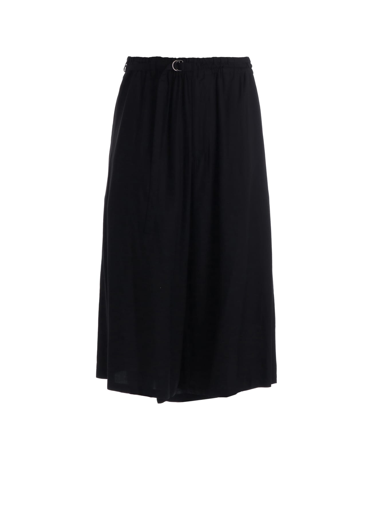 RAYON TWILL STRAPPED HALF-WRAPPED SHORTS