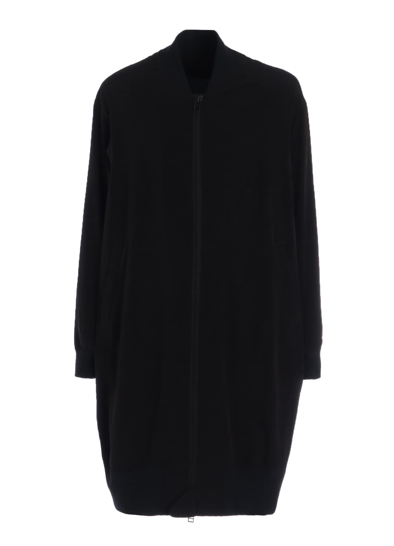 CREPE de CHINE LONG BOMBER JACKET