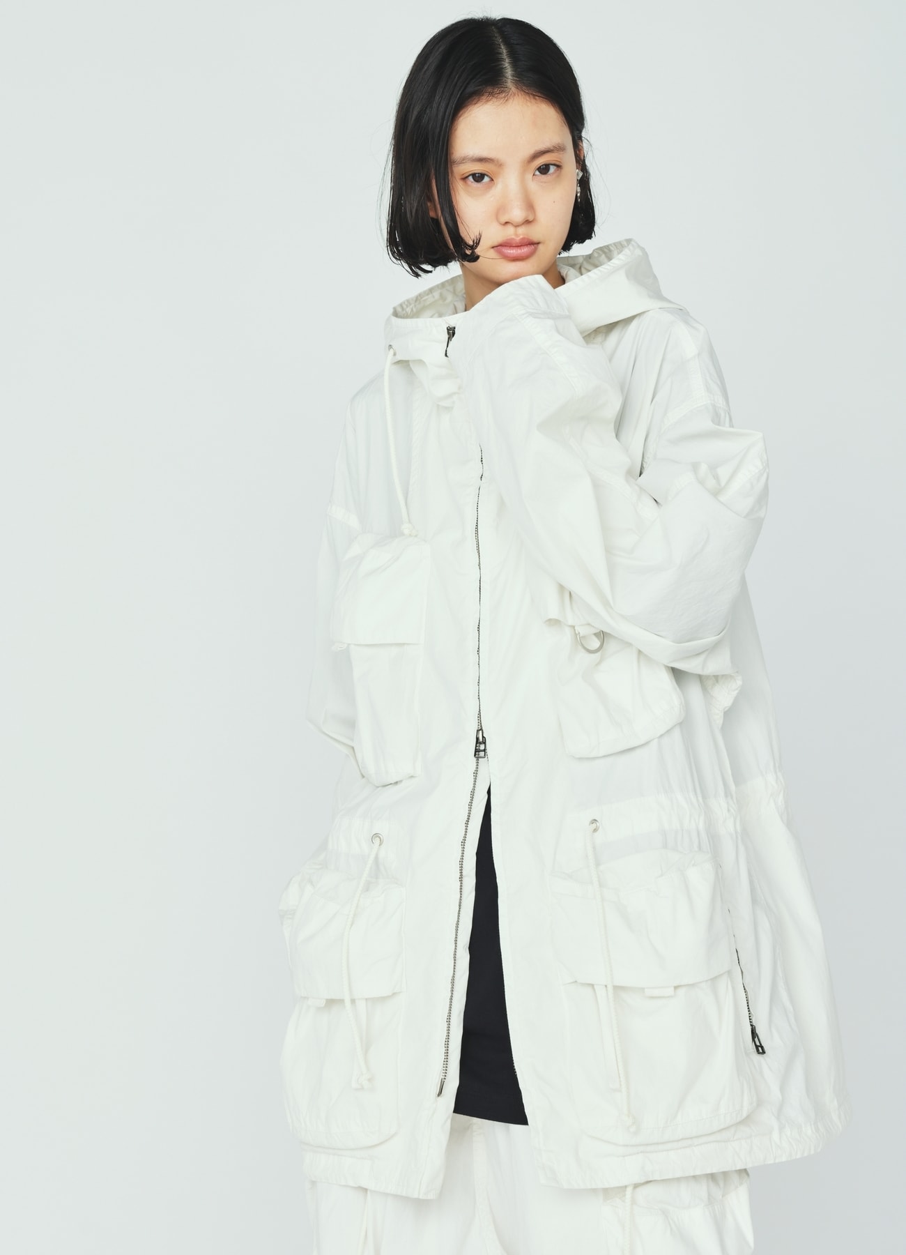 COTTON/NYLON WEATHER CLOTH 6-POCKET MOUNTAIN PARKA