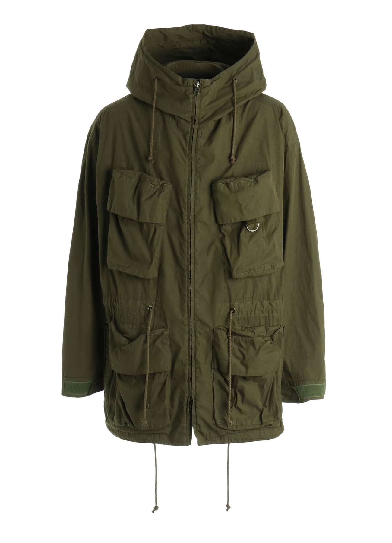 COTTON/NYLON WEATHER CLOTH 6-POCKET MOUNTAIN PARKA