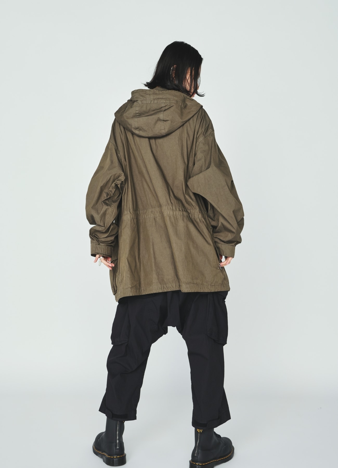 COTTON/NYLON WEATHER CLOTH 6-POCKET MOUNTAIN PARKA
