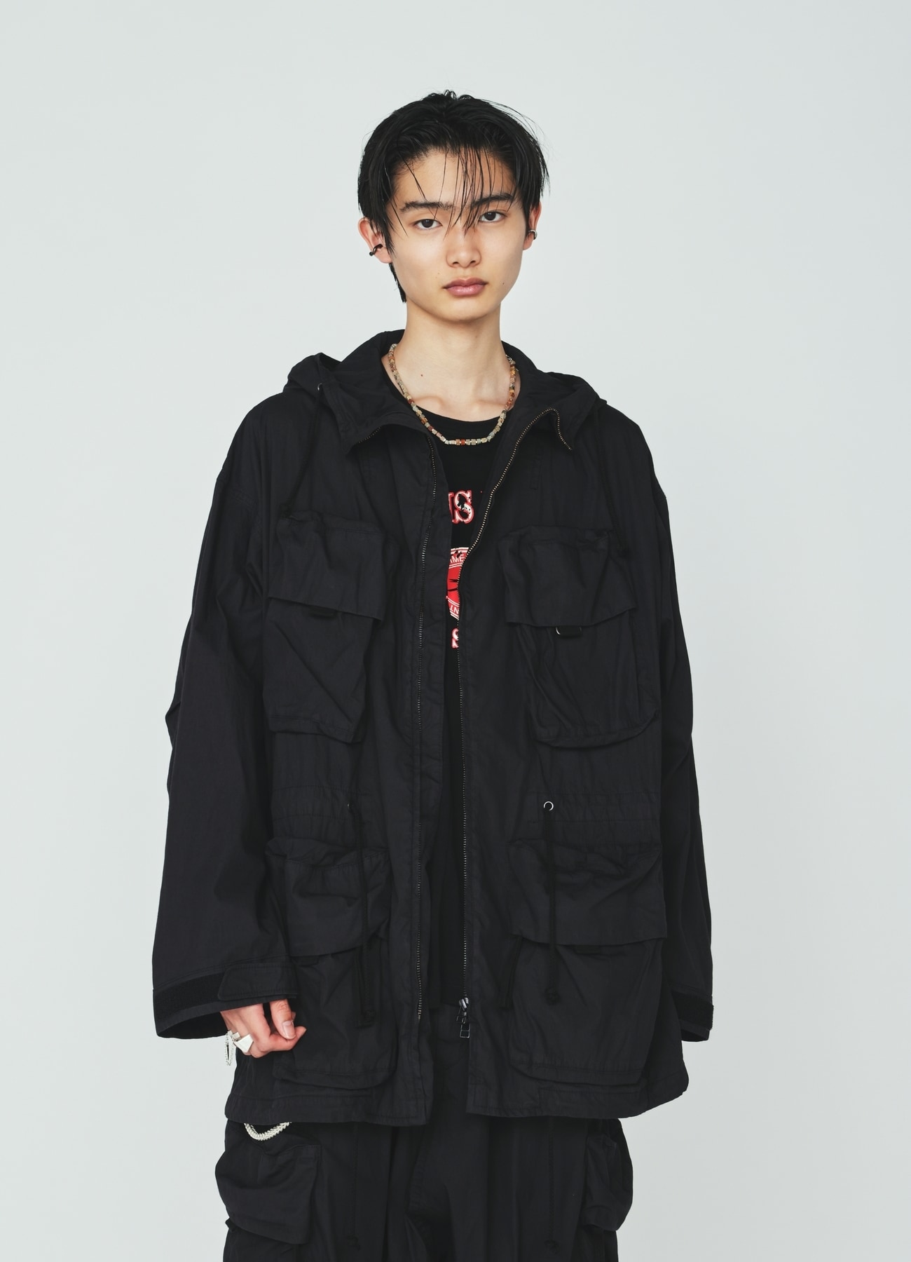COTTON/NYLON WEATHER CLOTH 6-POCKET MOUNTAIN PARKA