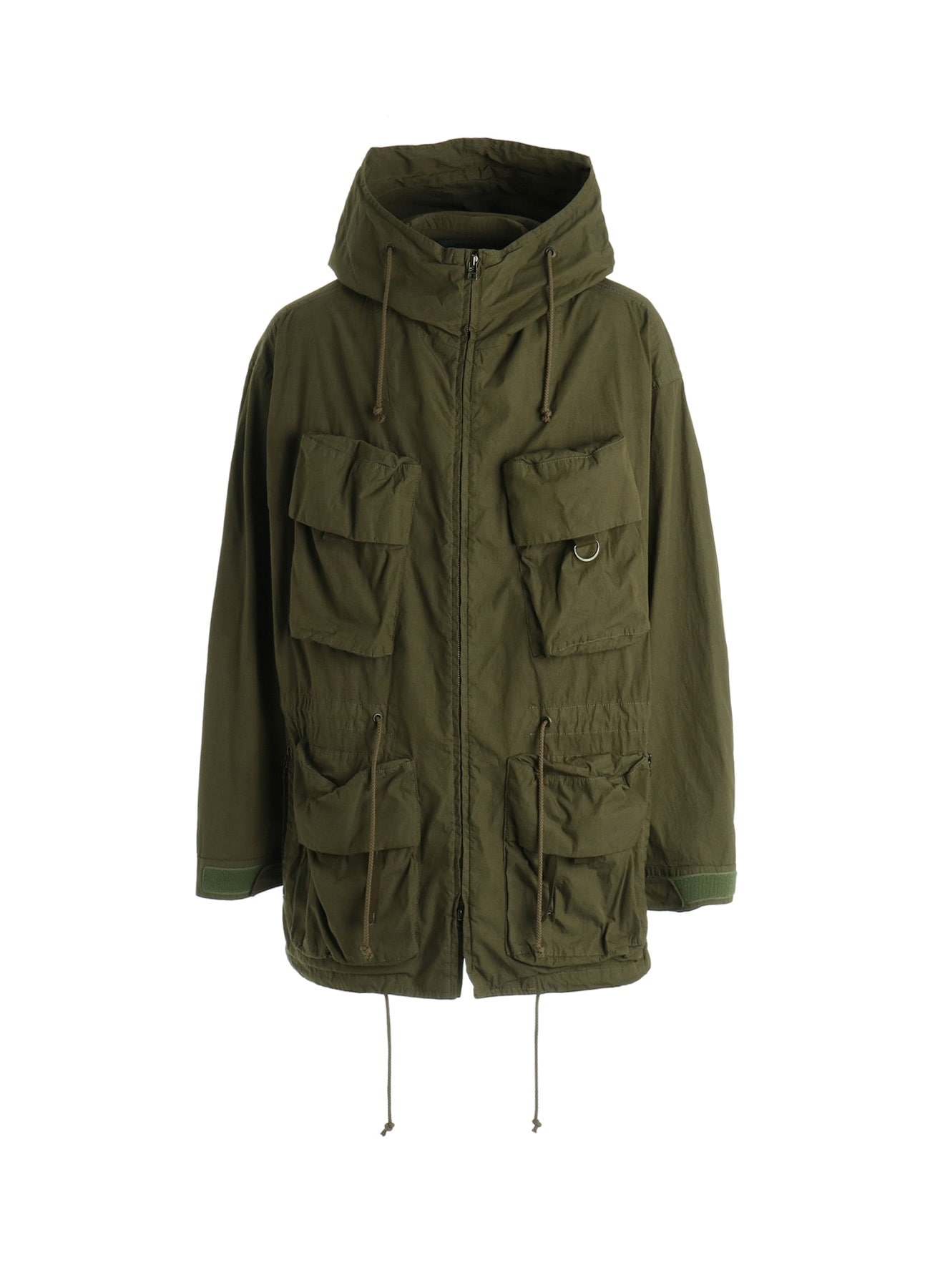 COTTON/NYLON WEATHER CLOTH 6-POCKET MOUNTAIN PARKA