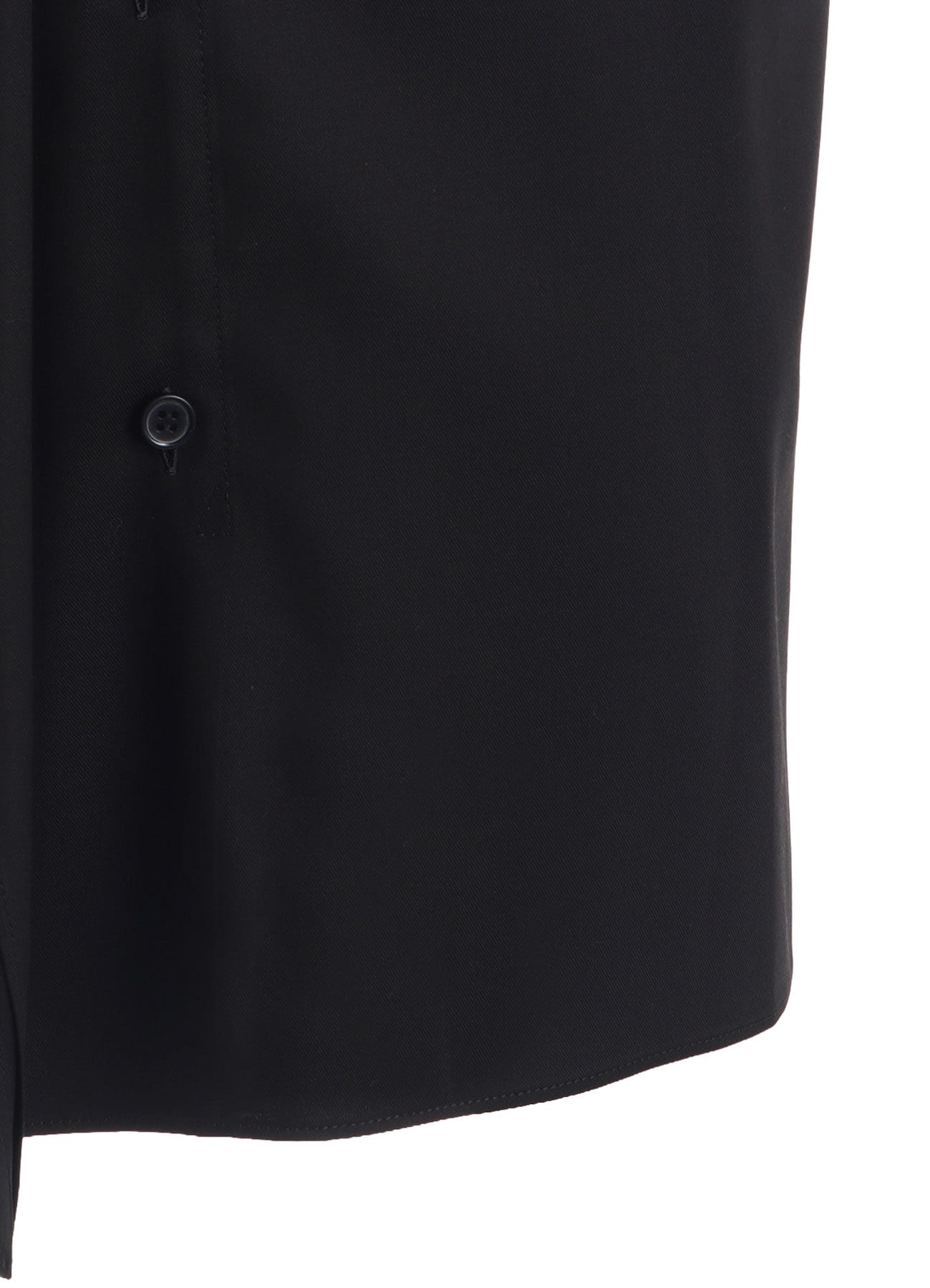 RAYON TWILL DRAPED FRONT SHIRT