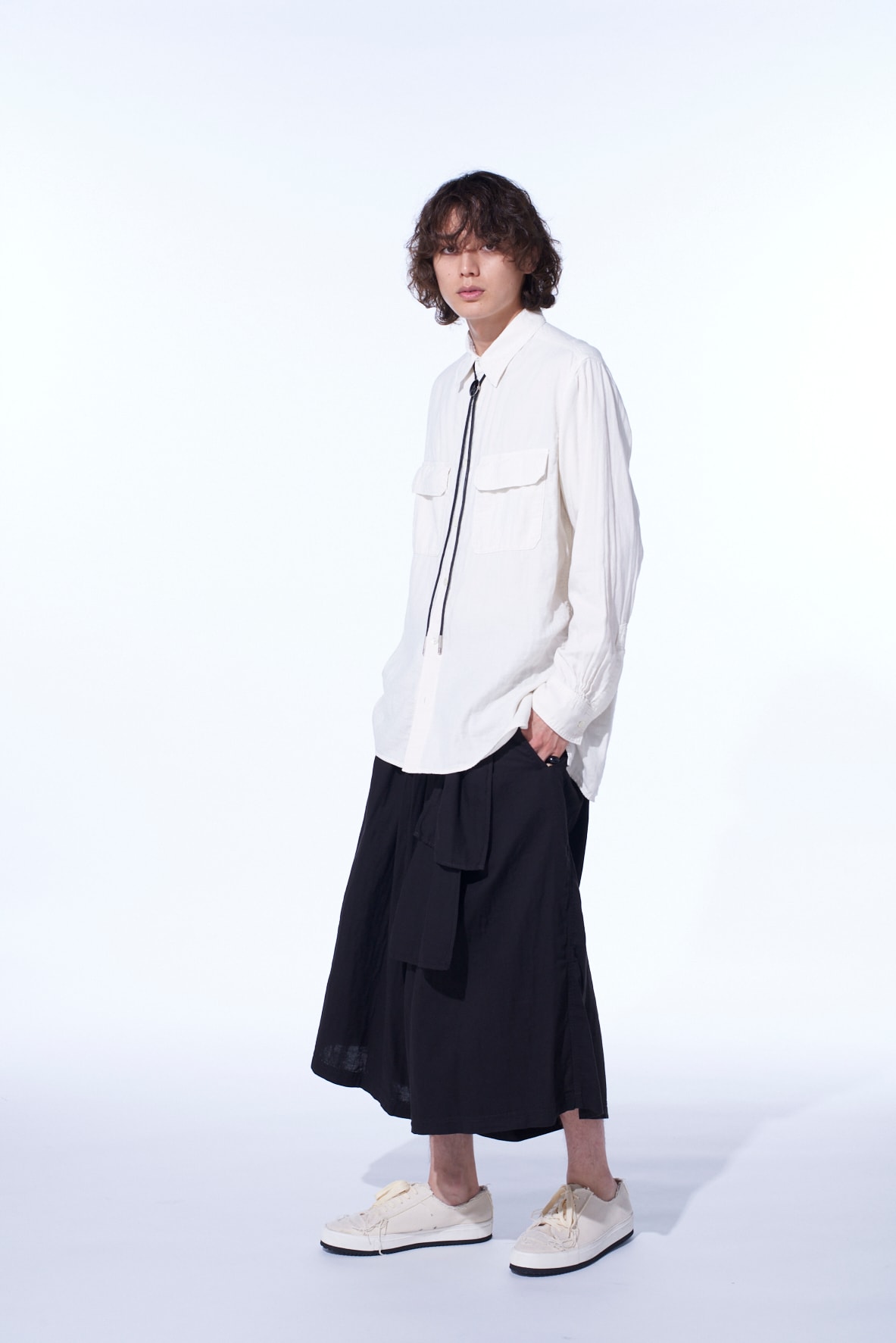 Double Gauze Dual-Pocket Utility Shirt