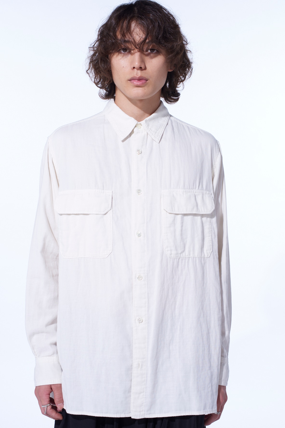 Double Gauze Dual-Pocket Utility Shirt