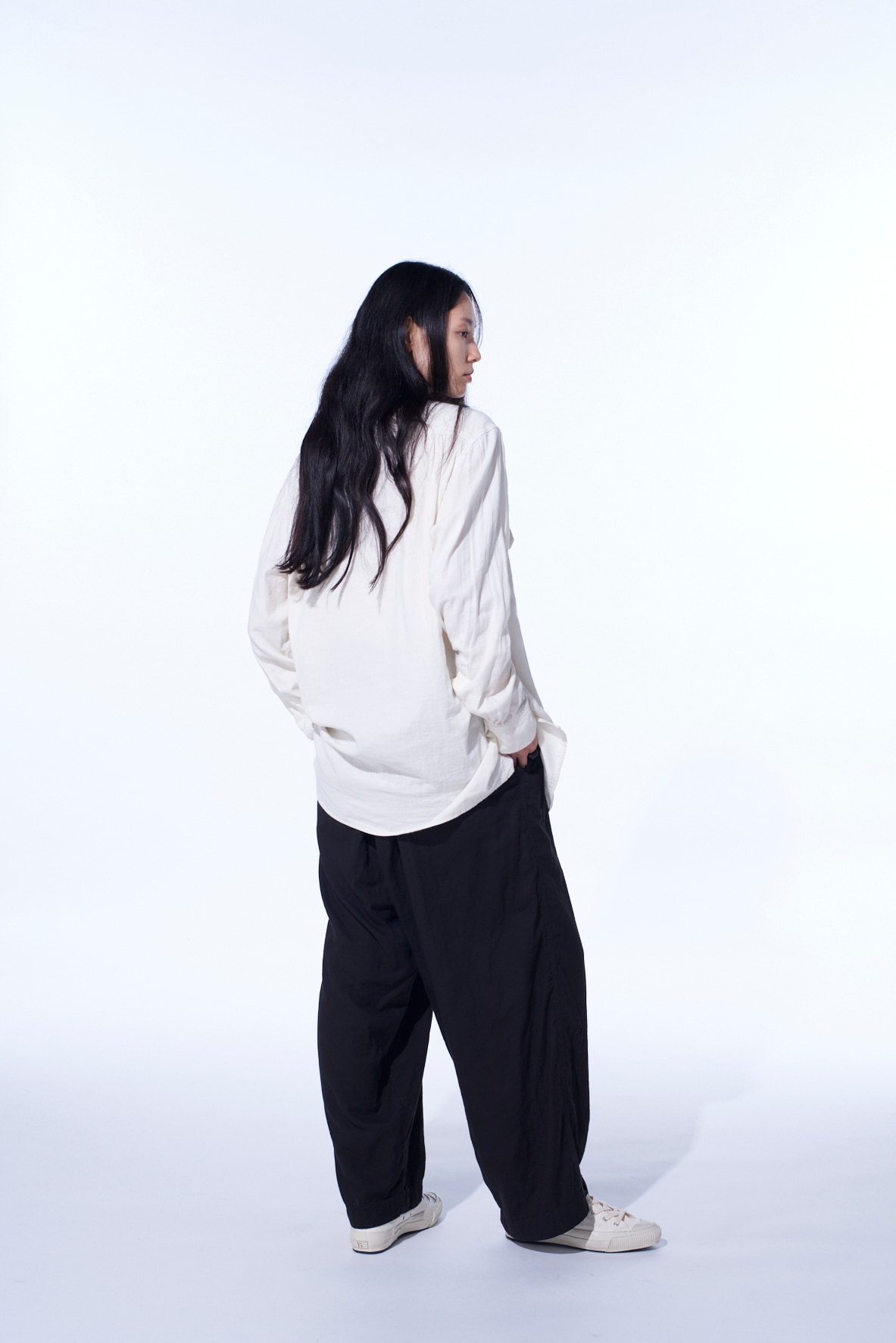 Double Gauze Dual-Pocket Utility Shirt