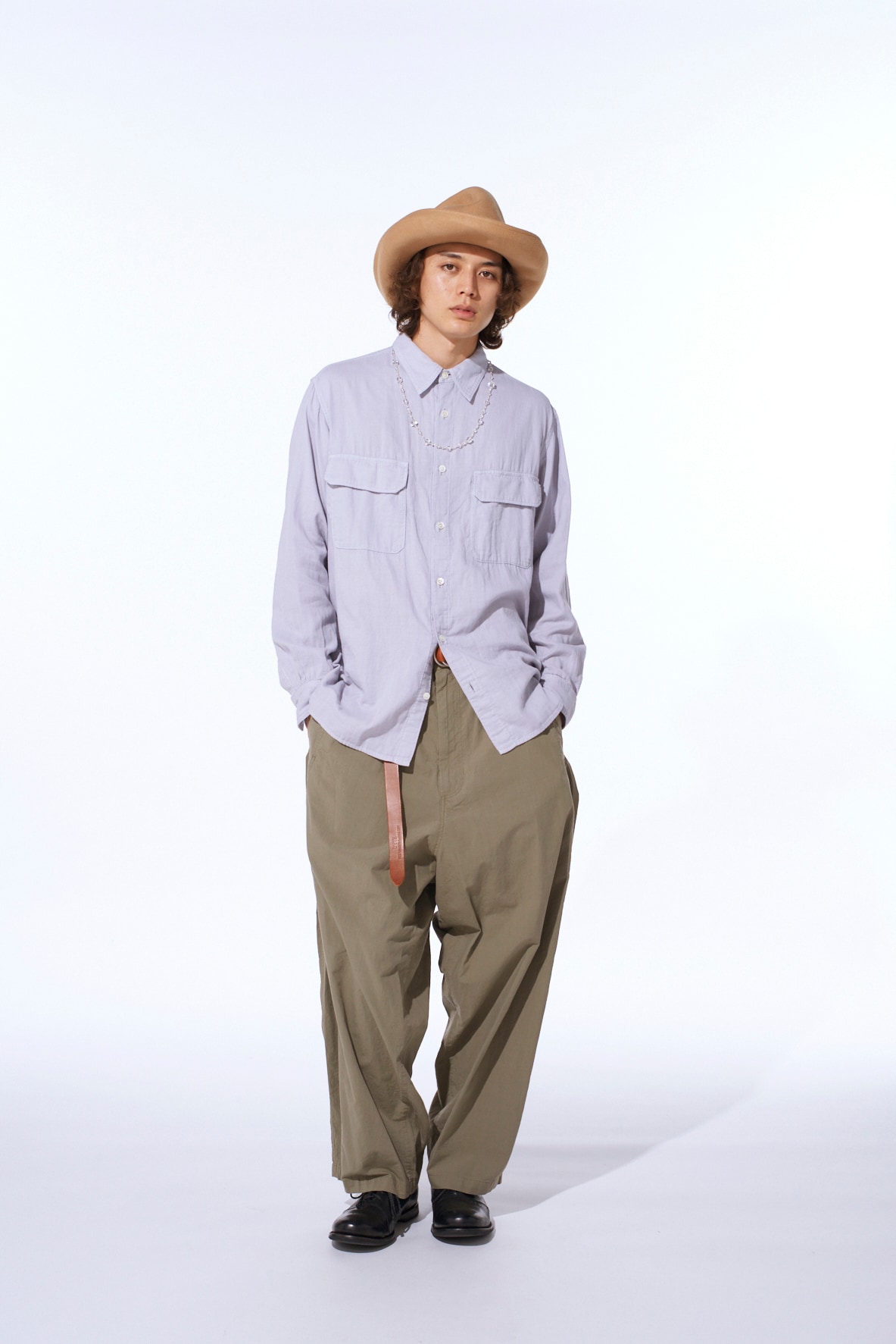 Double Gauze Dual-Pocket Utility Shirt