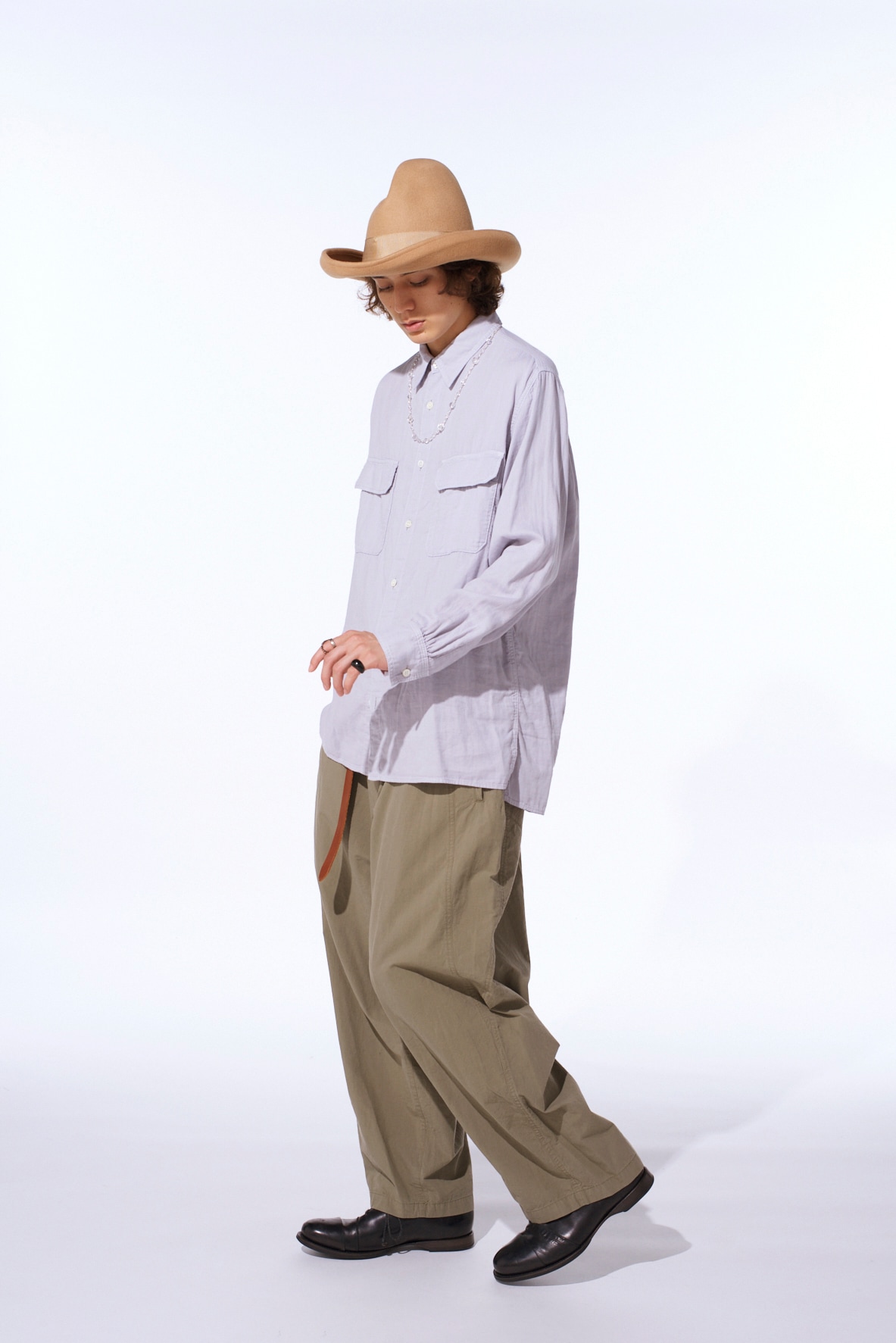 Double Gauze Dual-Pocket Utility Shirt