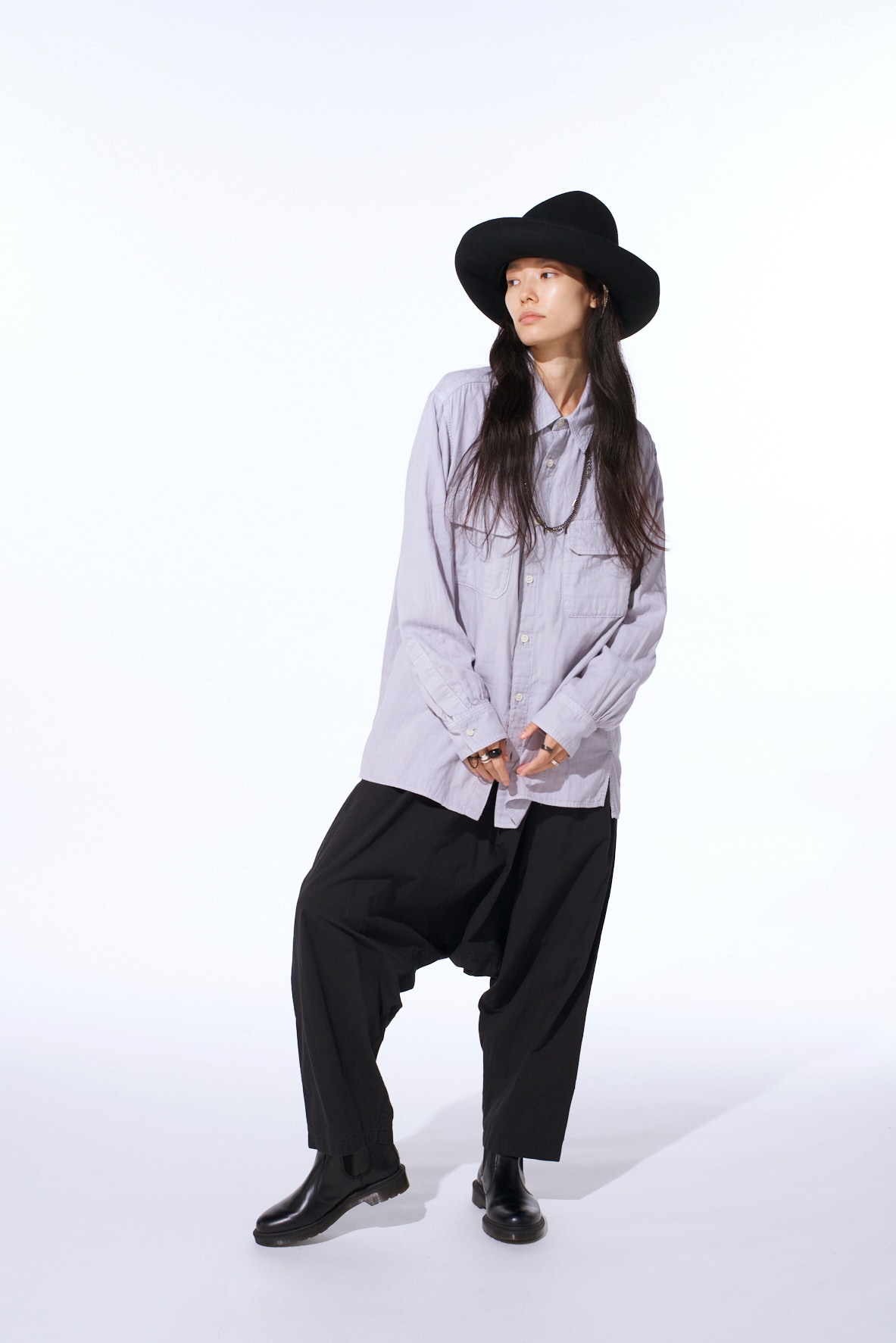 Double Gauze Dual-Pocket Utility Shirt