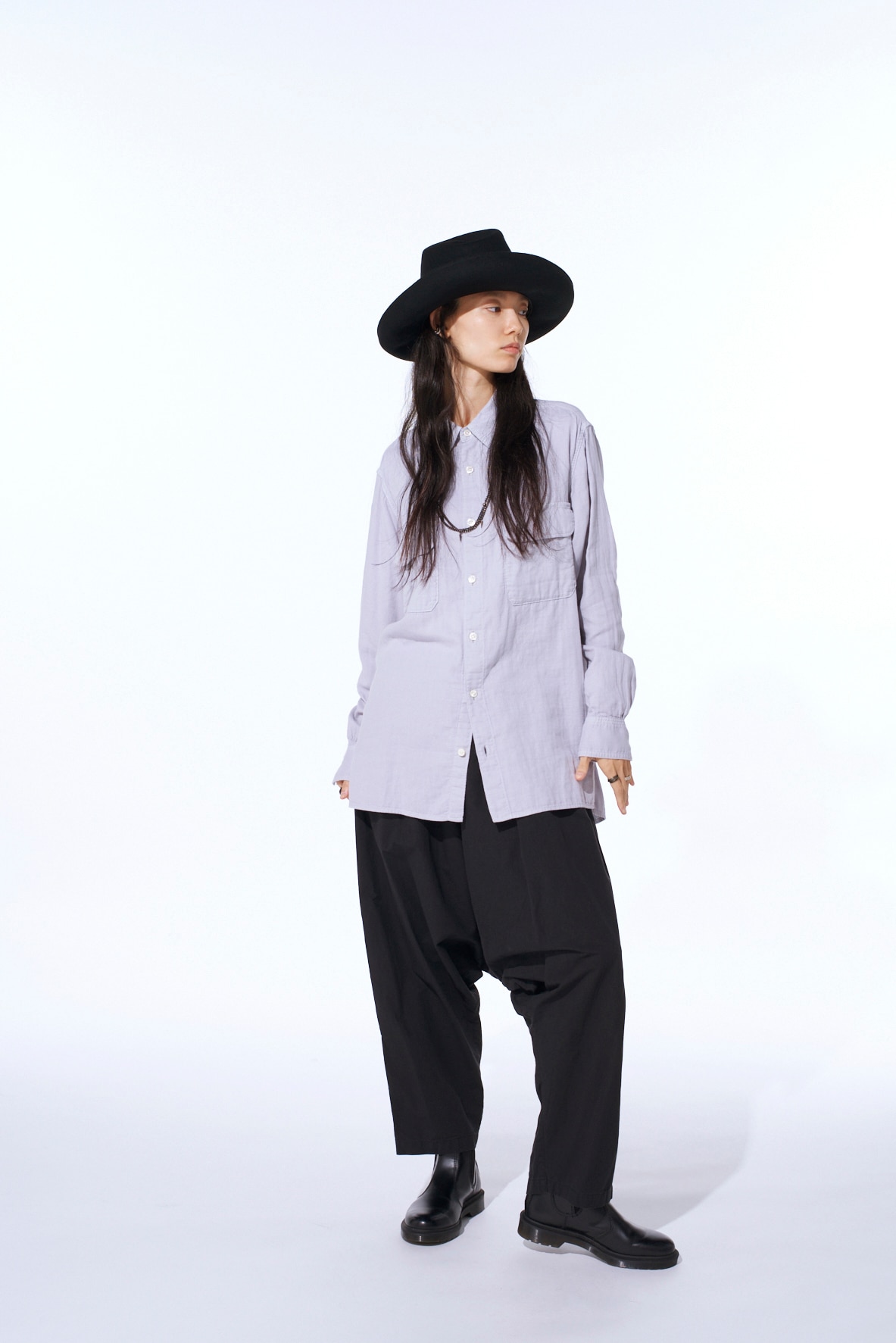 Double Gauze Dual-Pocket Utility Shirt