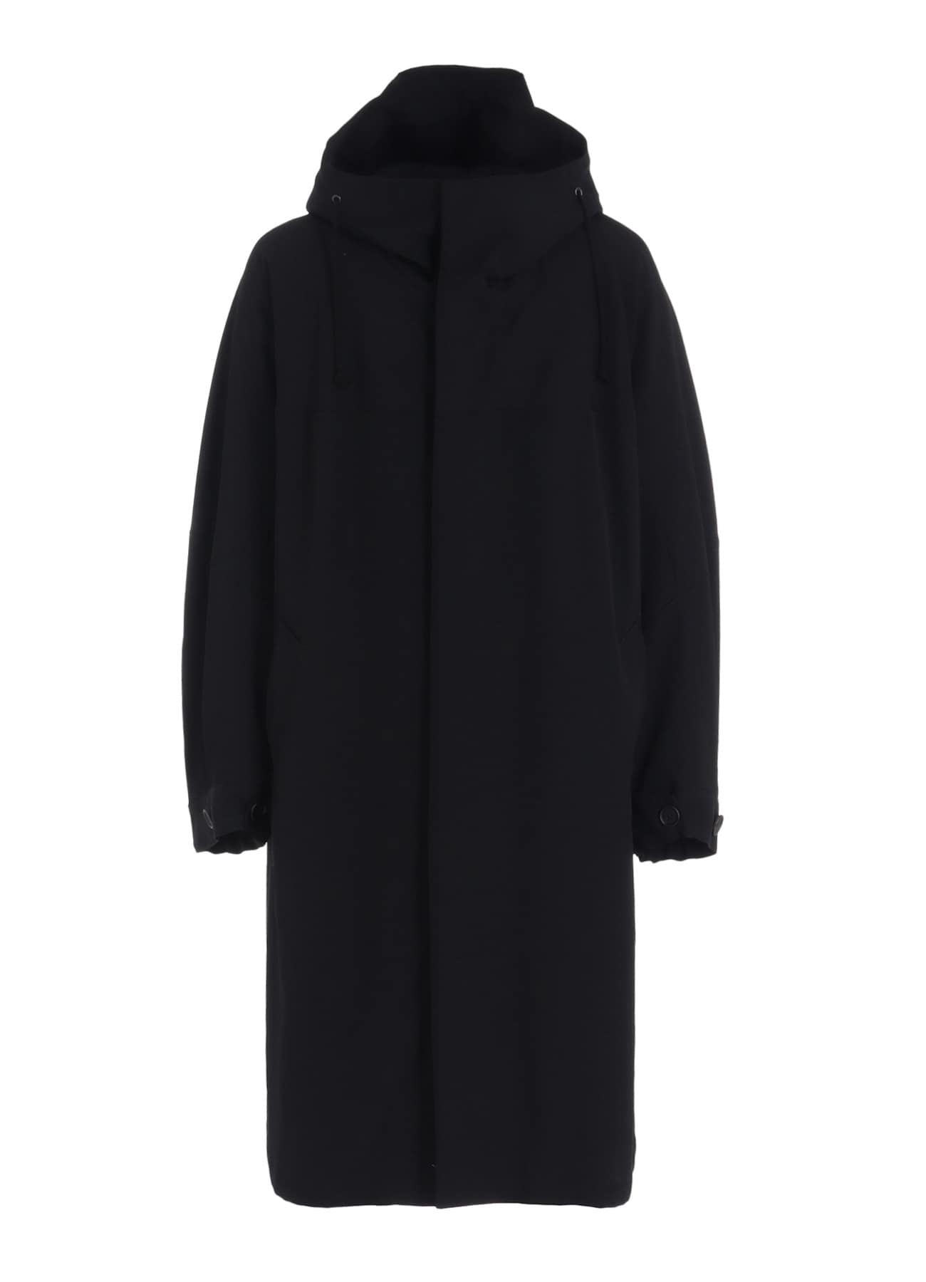 WASHER WOOL GABARDINE MILITARY COAT