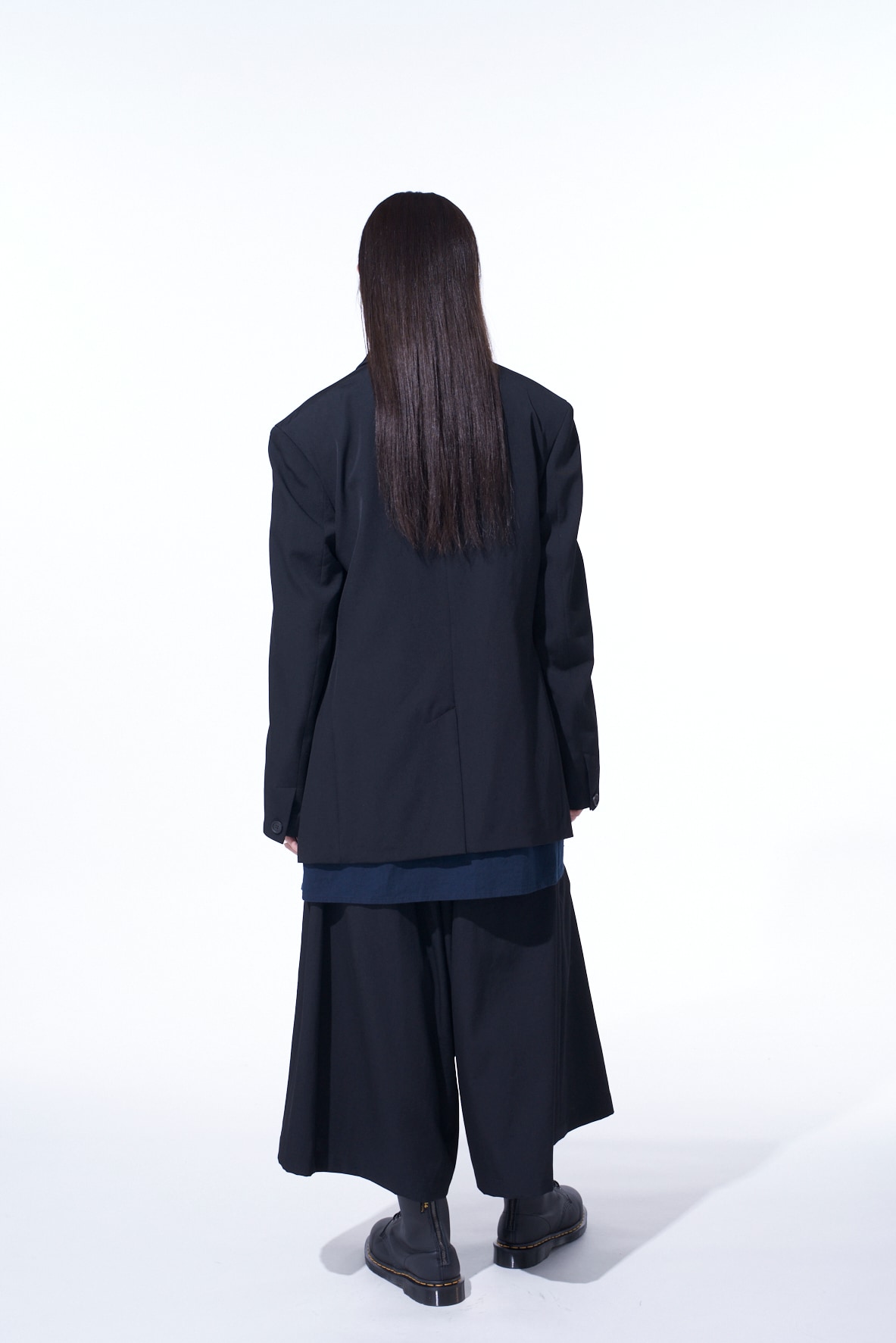 WASHER WOOL GABARDINE CHANGE POCKET TAILORED JACKET