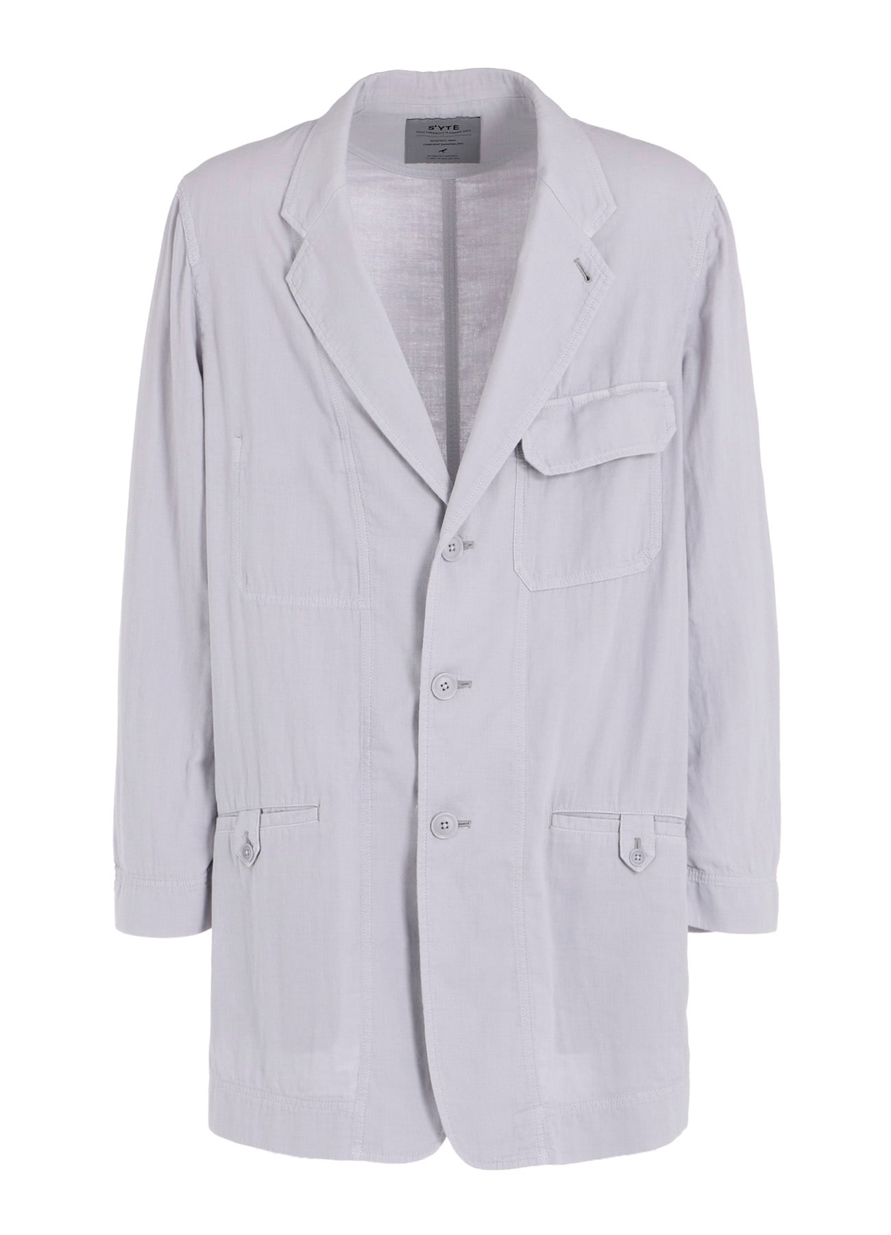 Double Gauze Long Work Jacket