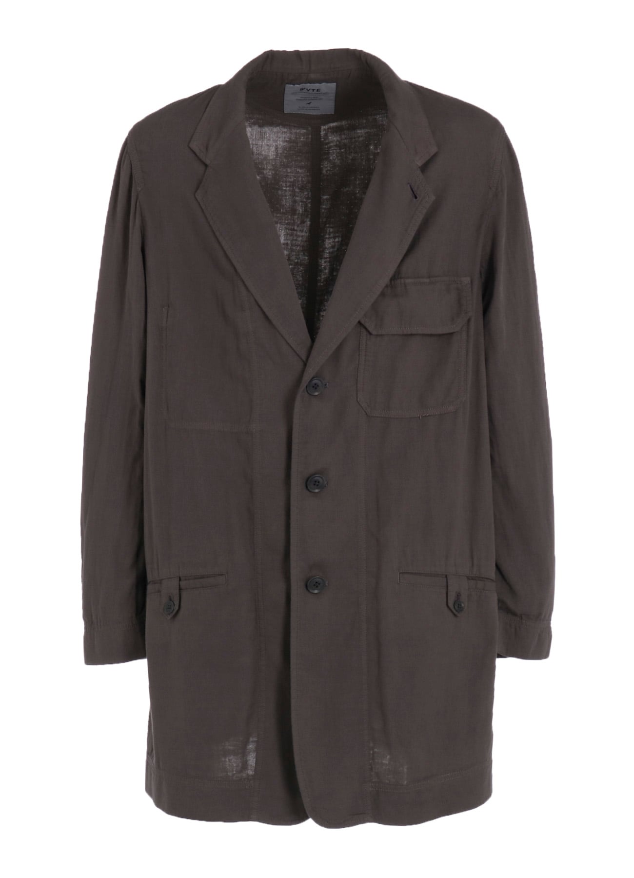 Double Gauze Long Work Jacket