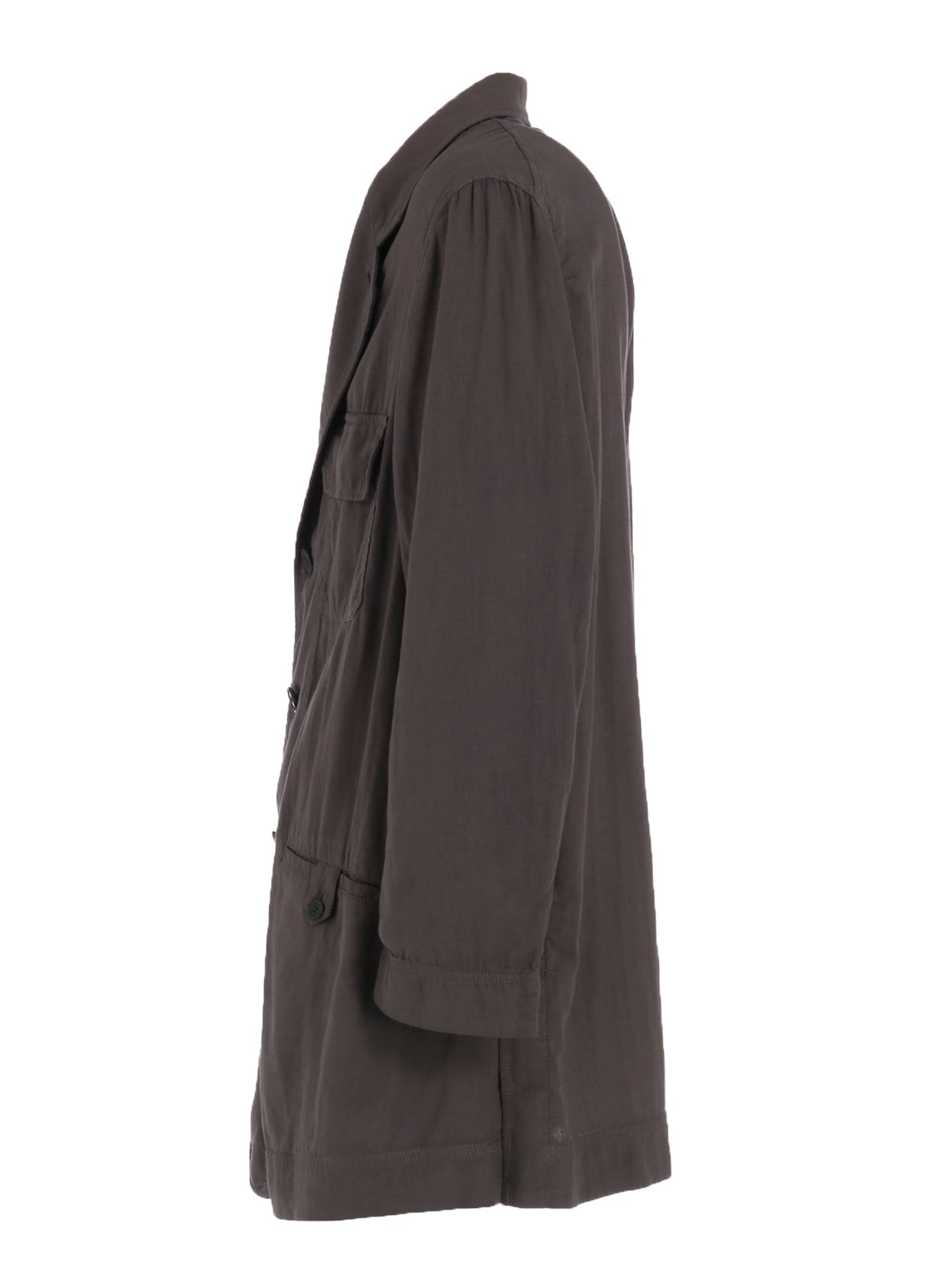 Double Gauze Long Work Jacket