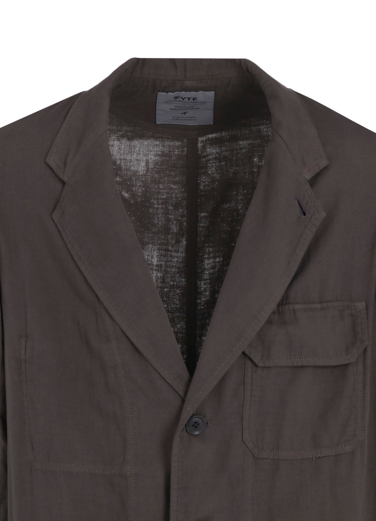 Double Gauze Long Work Jacket