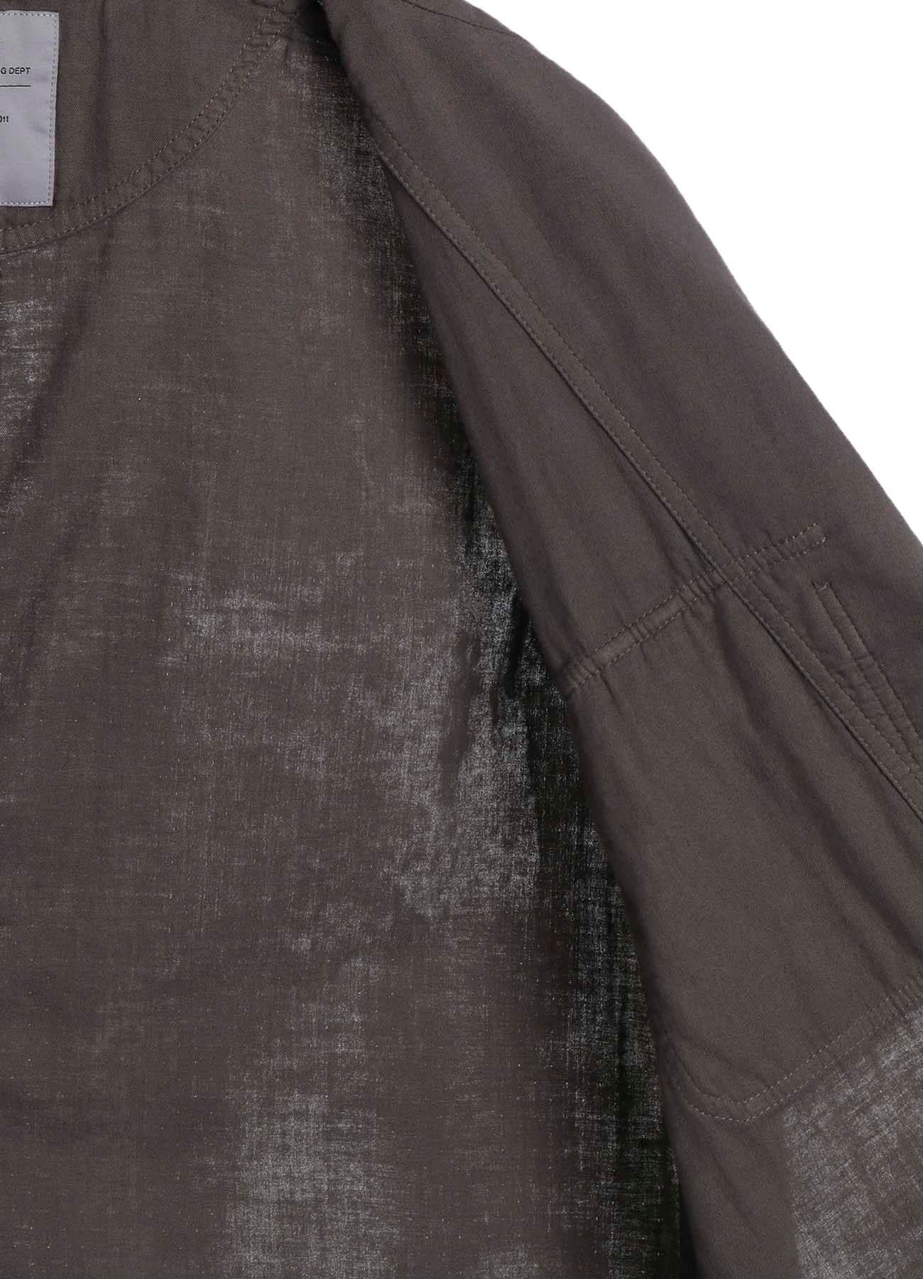 Double Gauze Long Work Jacket