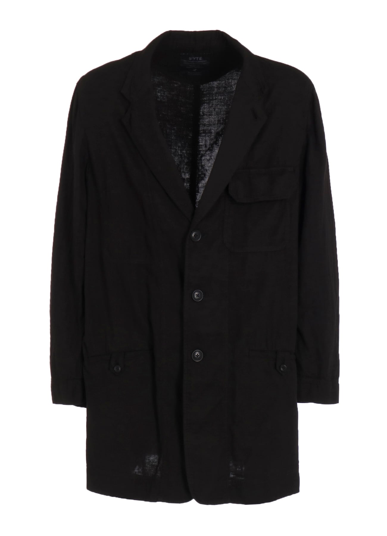 Double Gauze Long Work Jacket