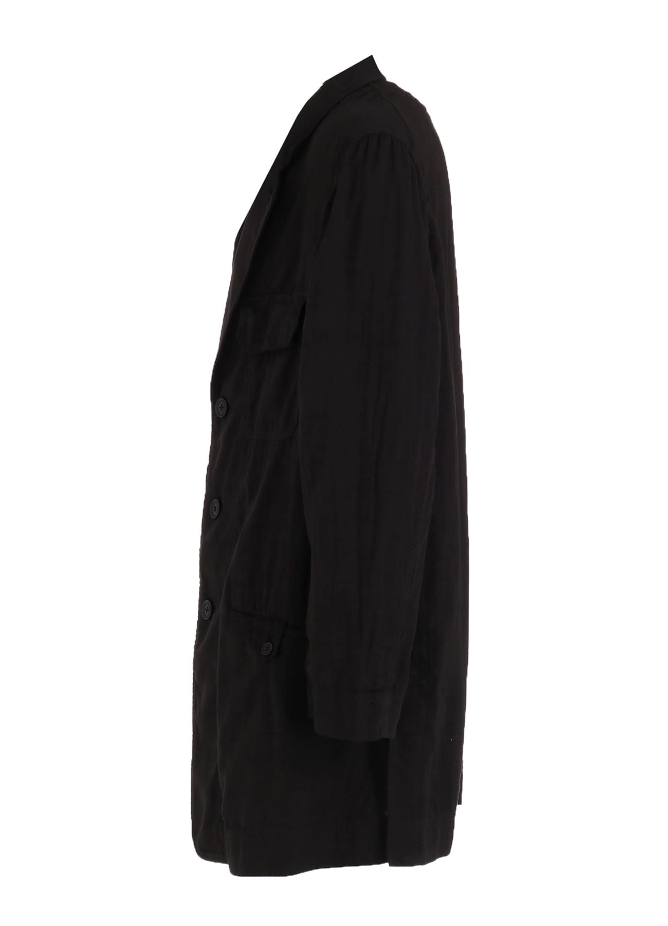 Double Gauze Long Work Jacket