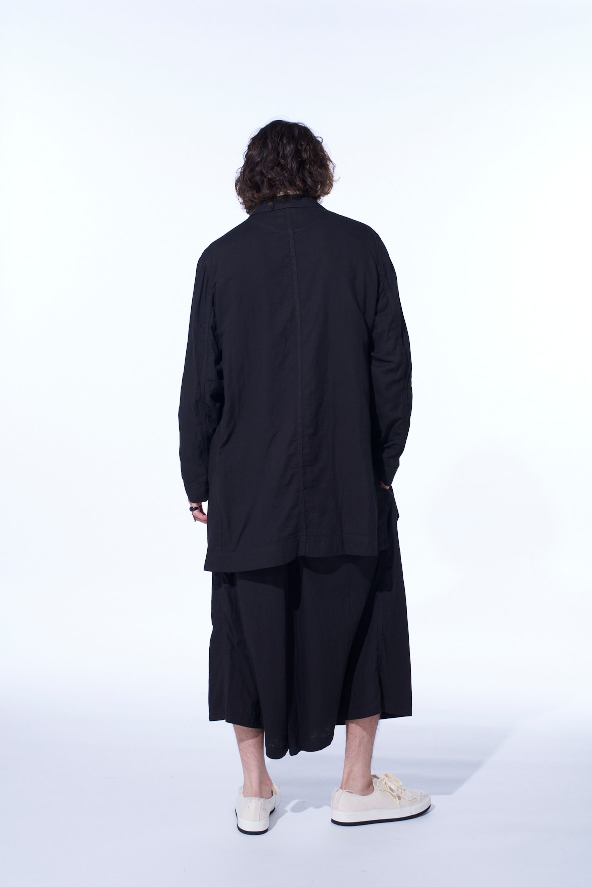 Double Gauze Long Work Jacket