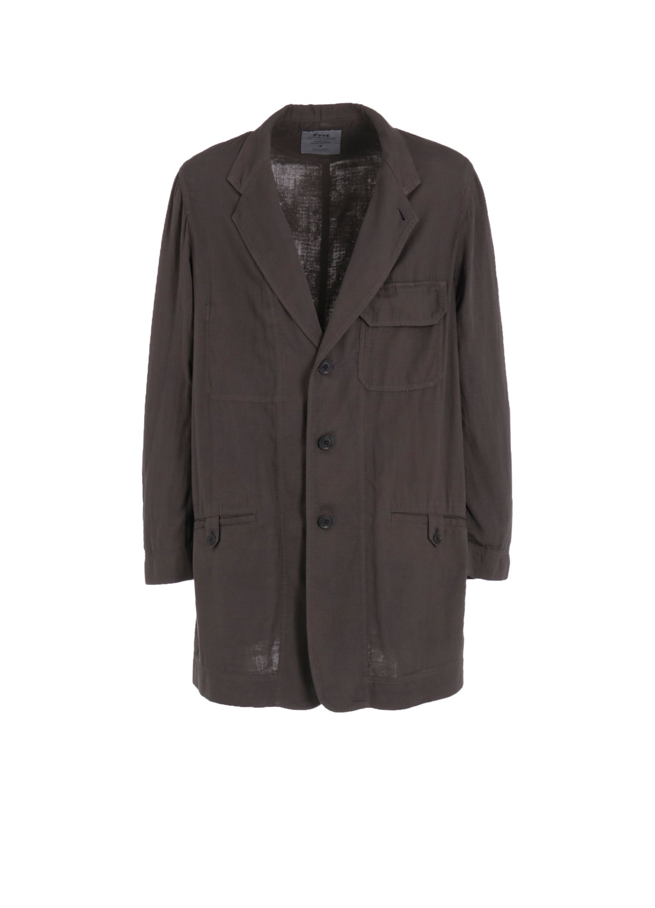 Double Gauze Long Work Jacket