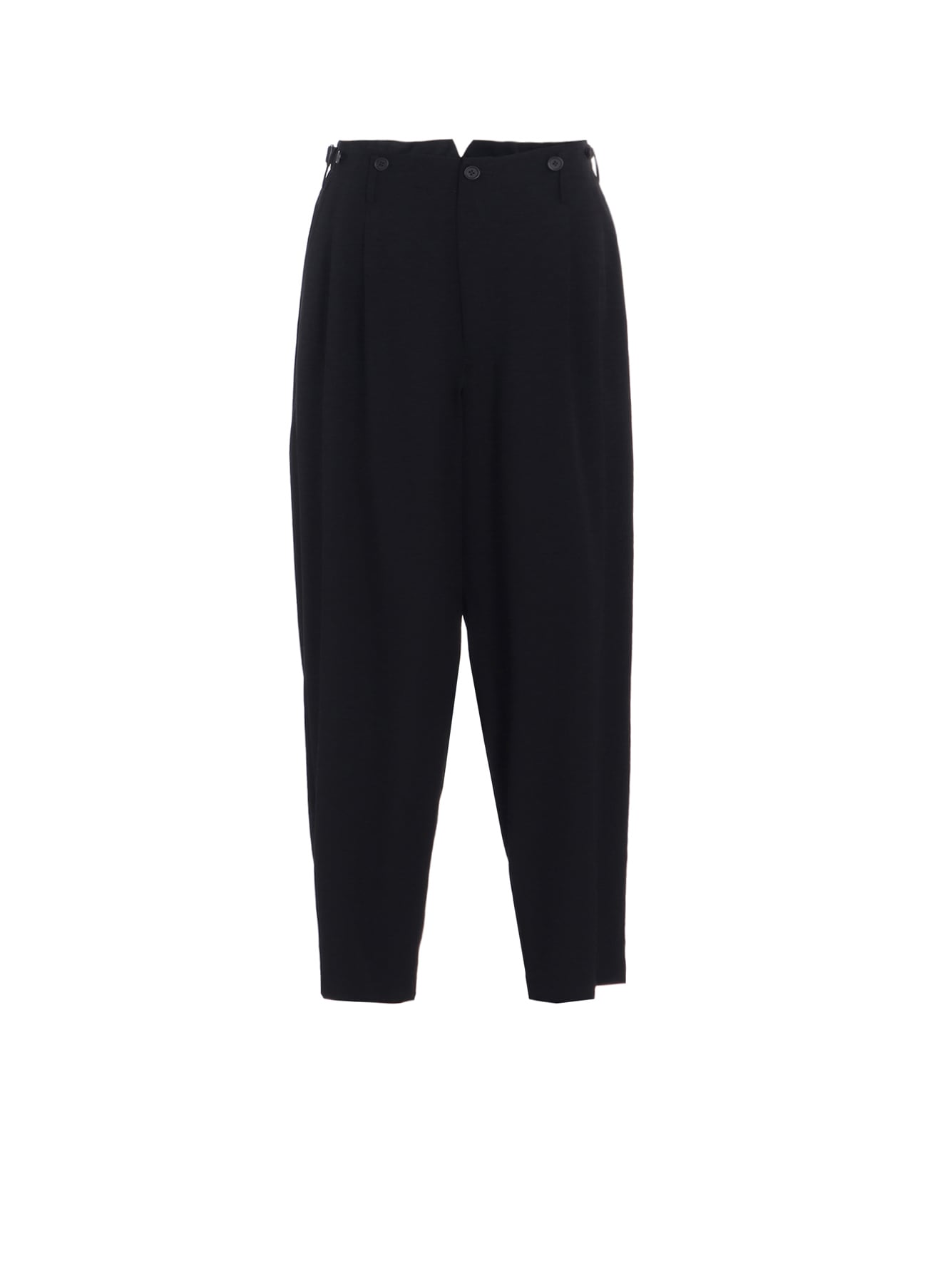 WASHER WOOL GABARDINE 2 TUCK SUSPENDER PANTS