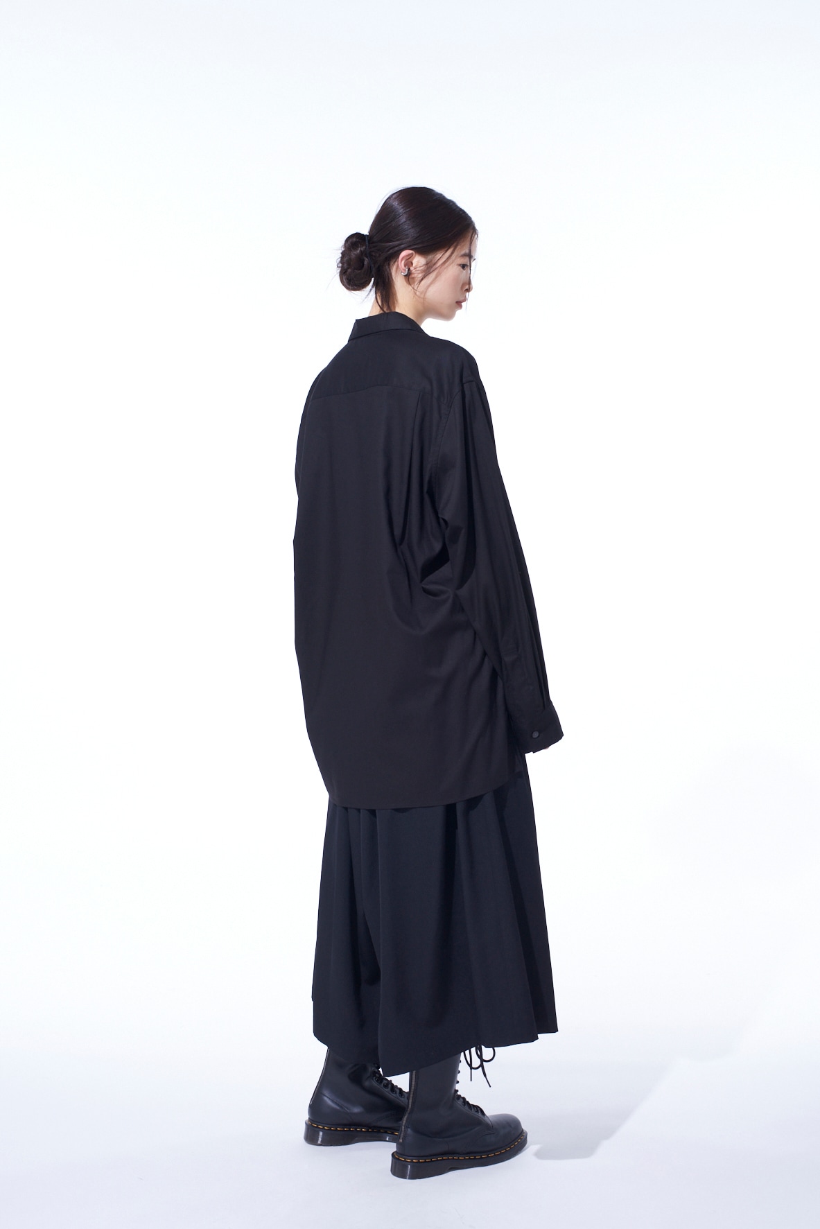 WASHER WOOL GABARDINE CULOTTE PANTS