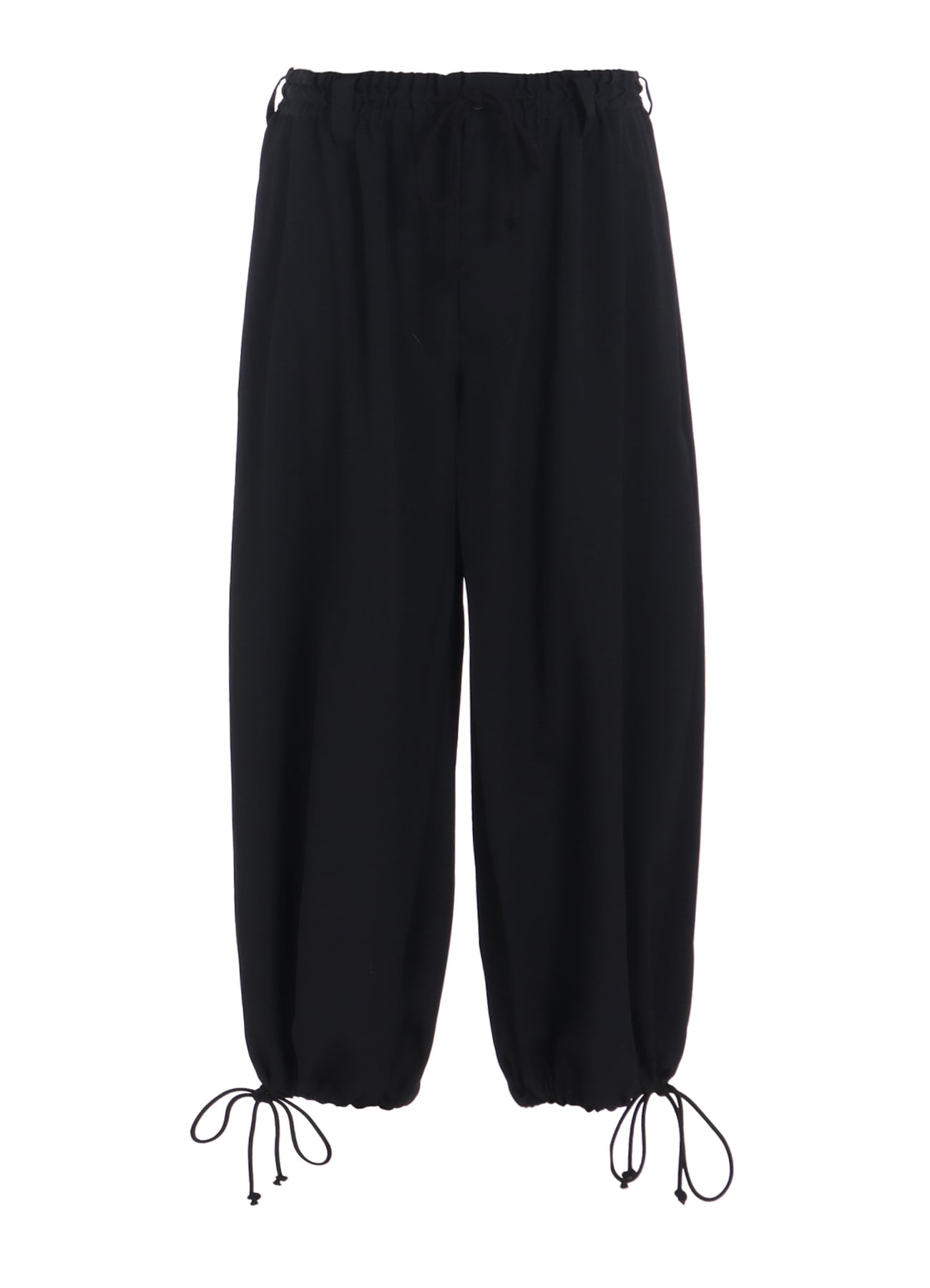WASHER WOOL GABARDINE HAKAMA BALLOON PANTS