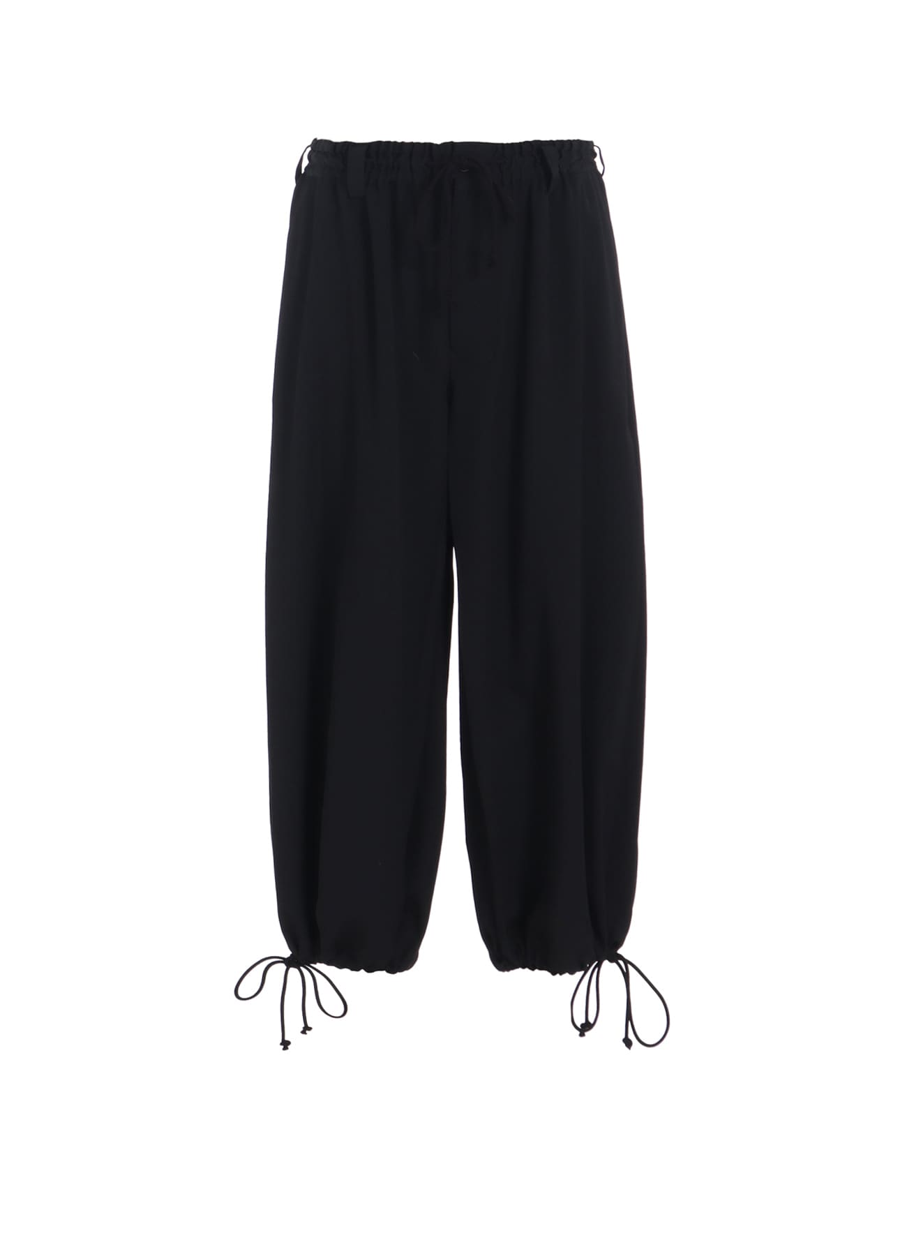 WASHER WOOL GABARDINE HAKAMA BALLOON PANTS