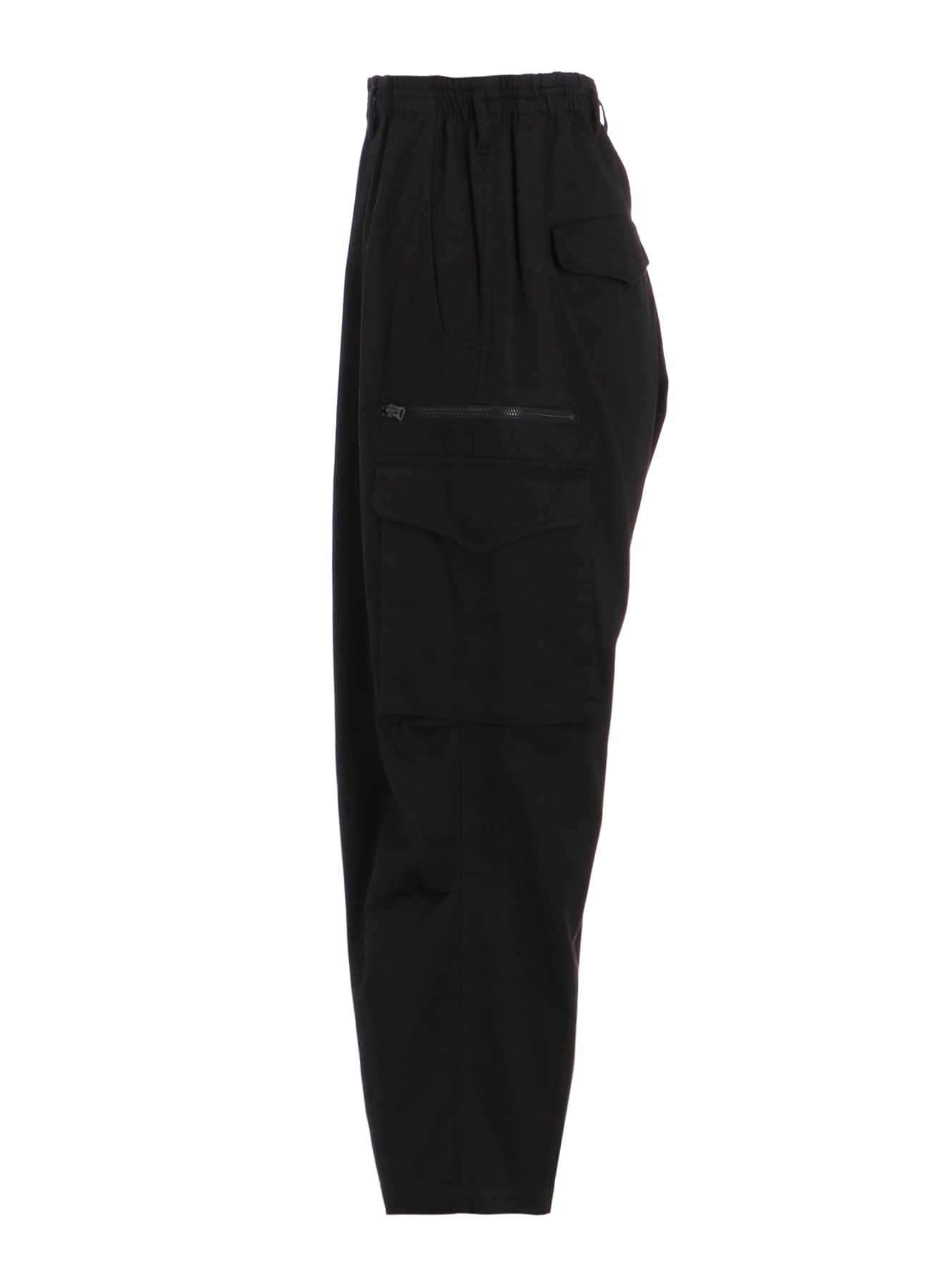 COTTON TWILL KNEE TUCK CARGO PANTS