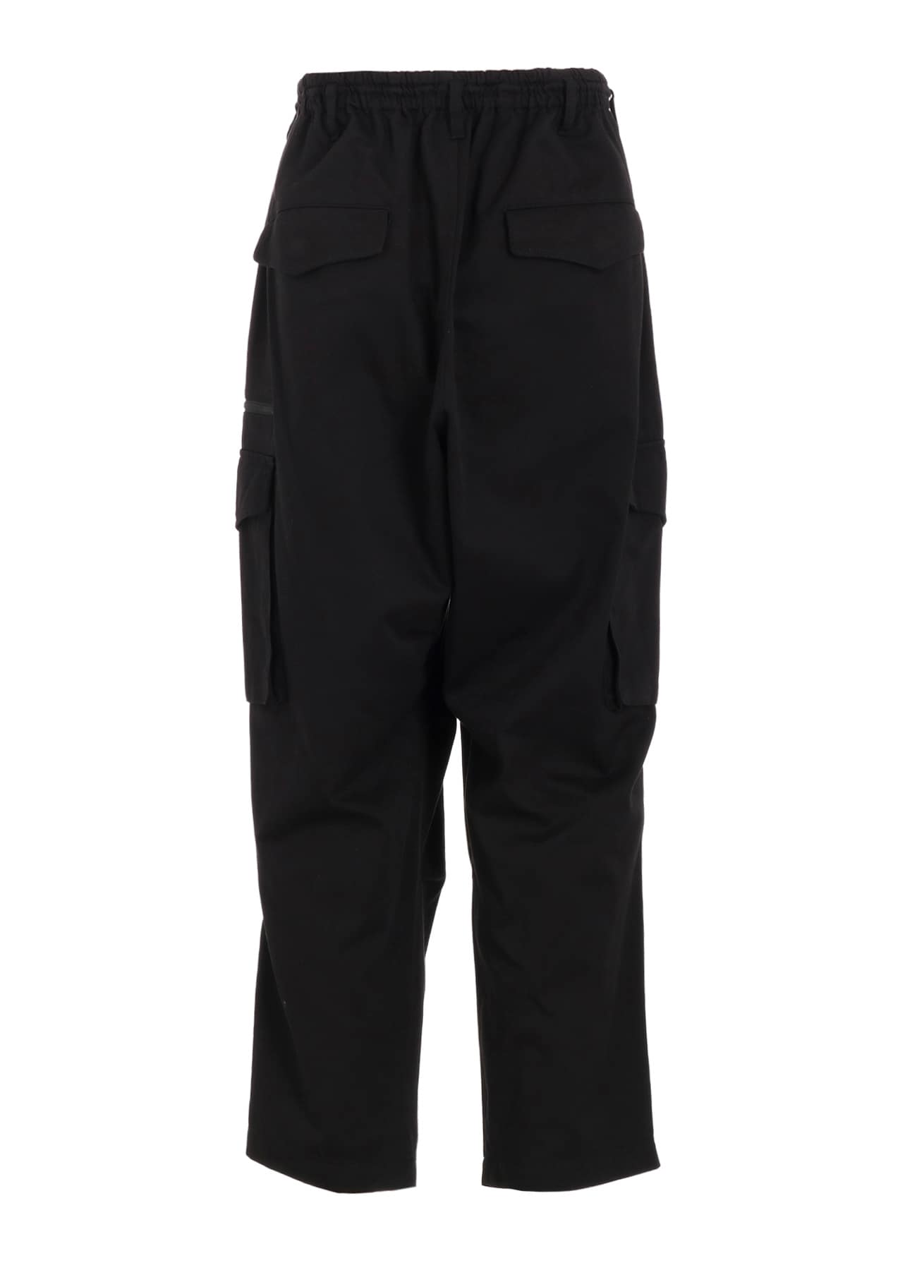 COTTON TWILL KNEE TUCK CARGO PANTS