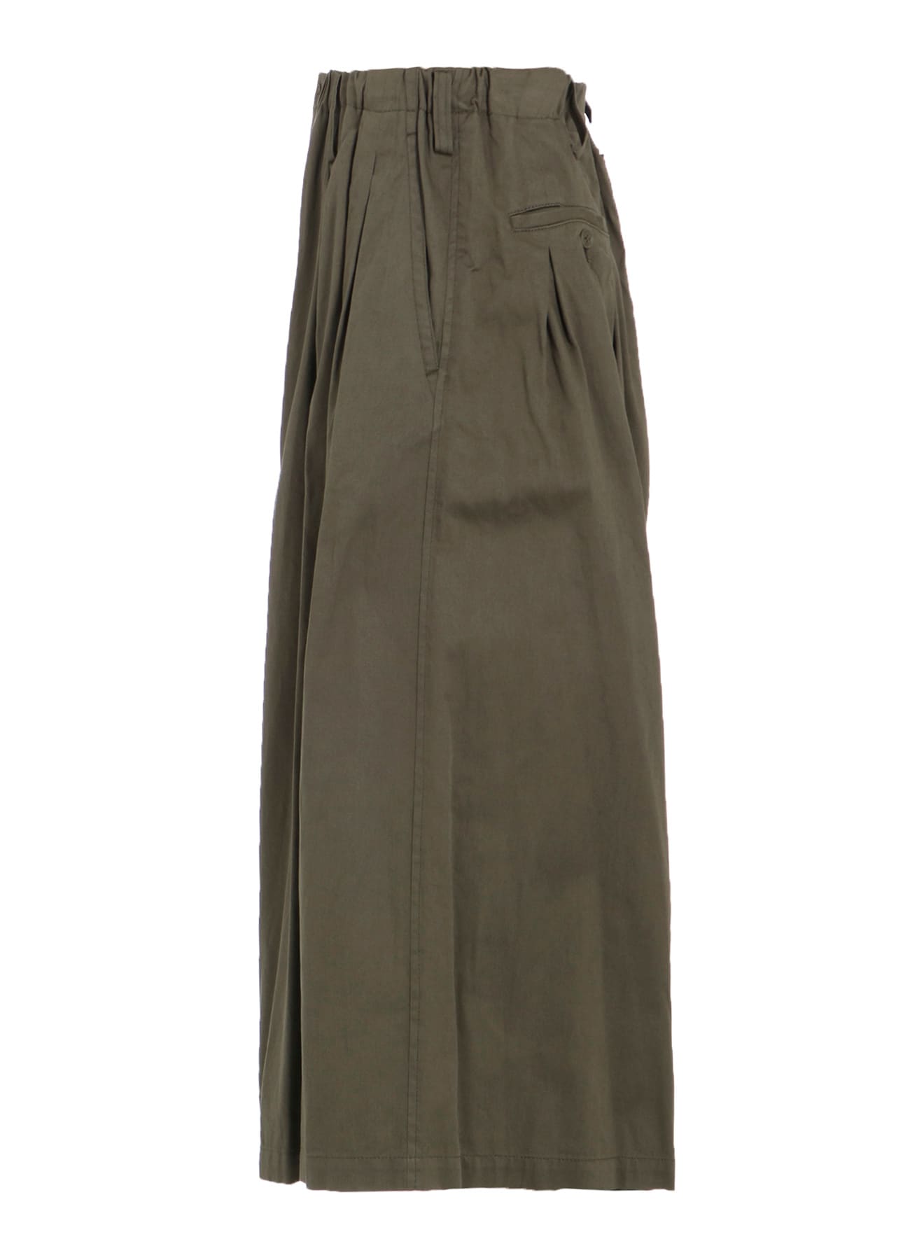 COTTON TWILL CARGO CULOTTE PANTS