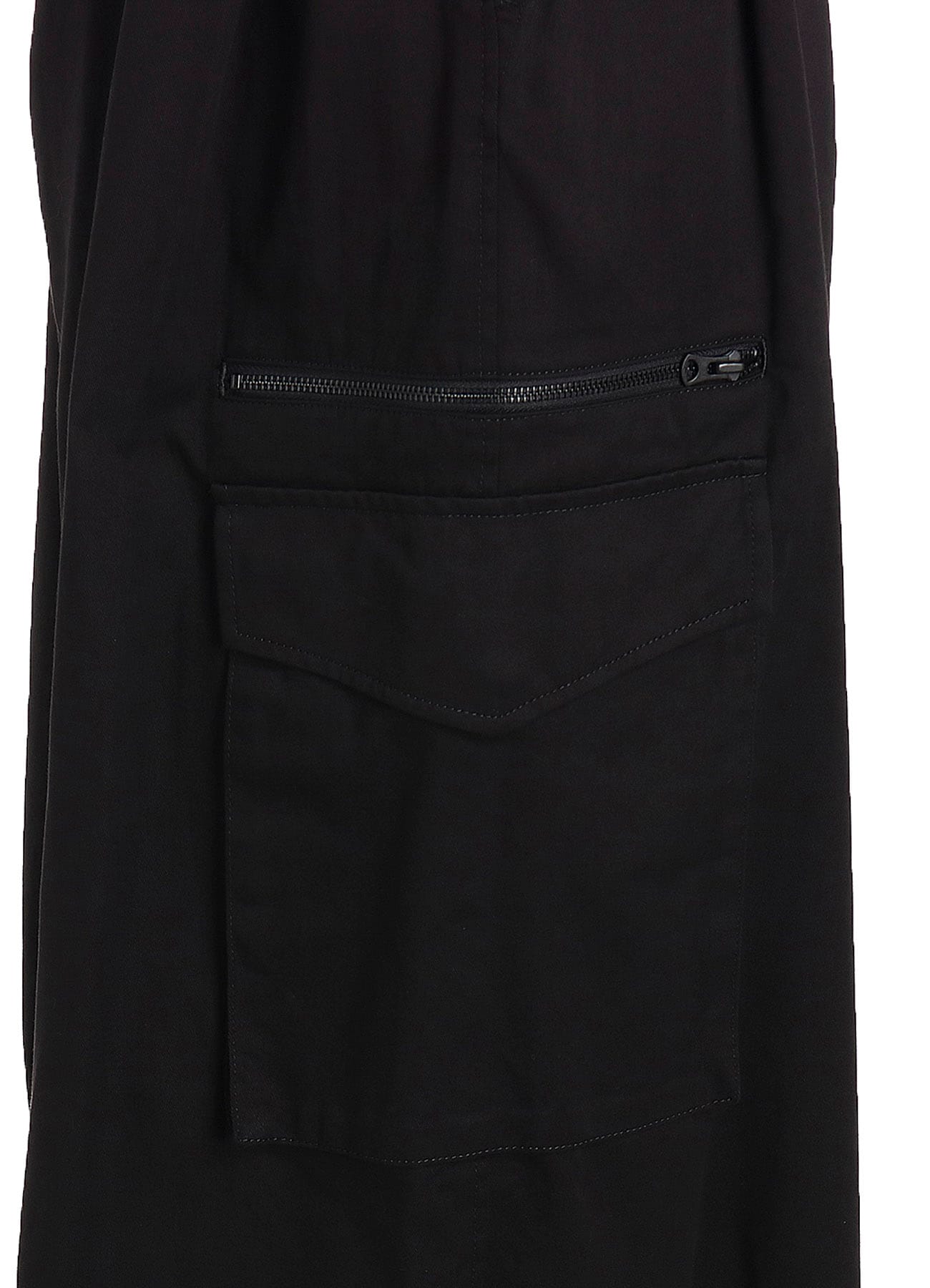 COTTON TWILL CARGO CULOTTE PANTS