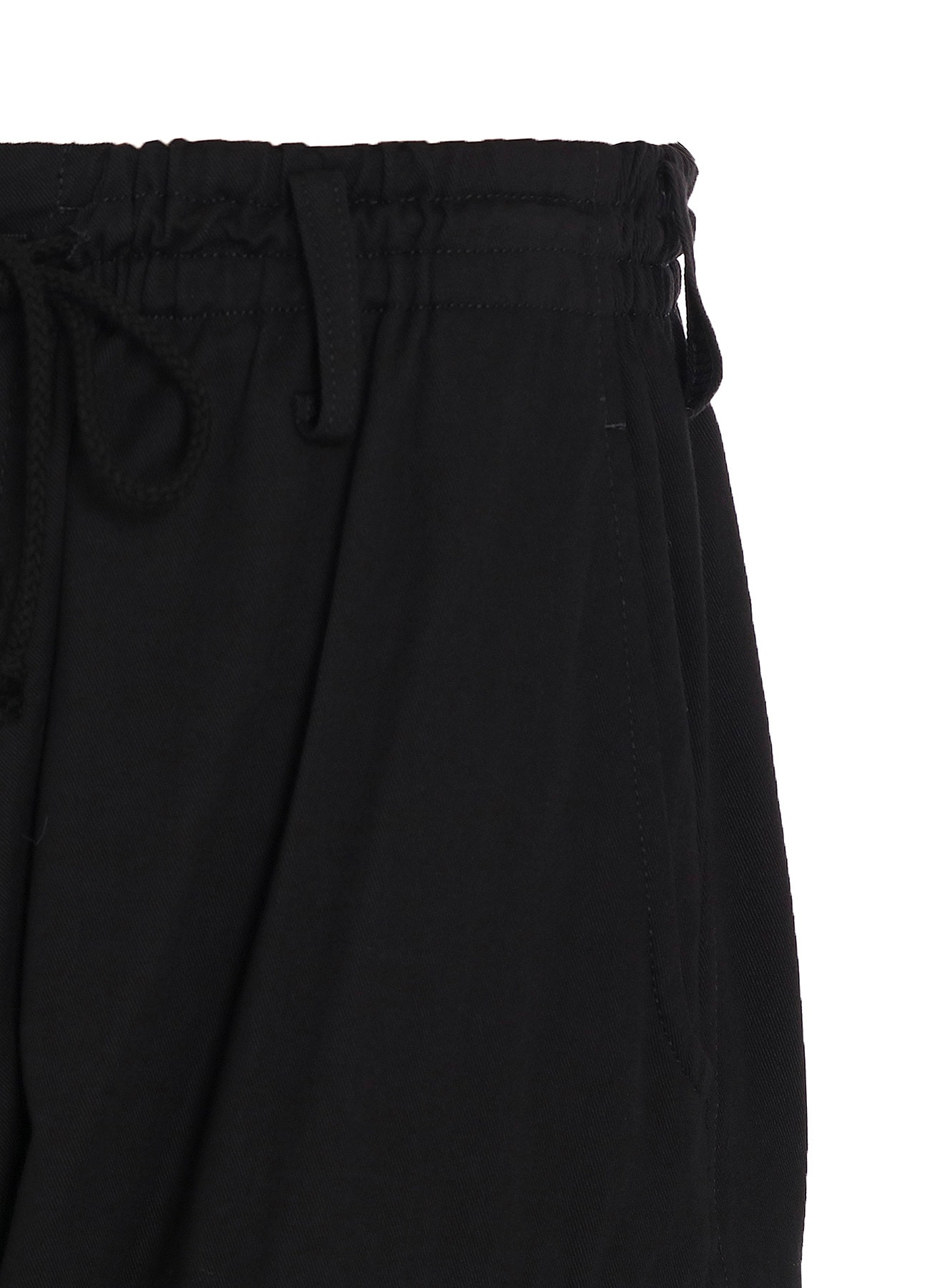 COTTON TWILL WIDE SAROUEL PANTS