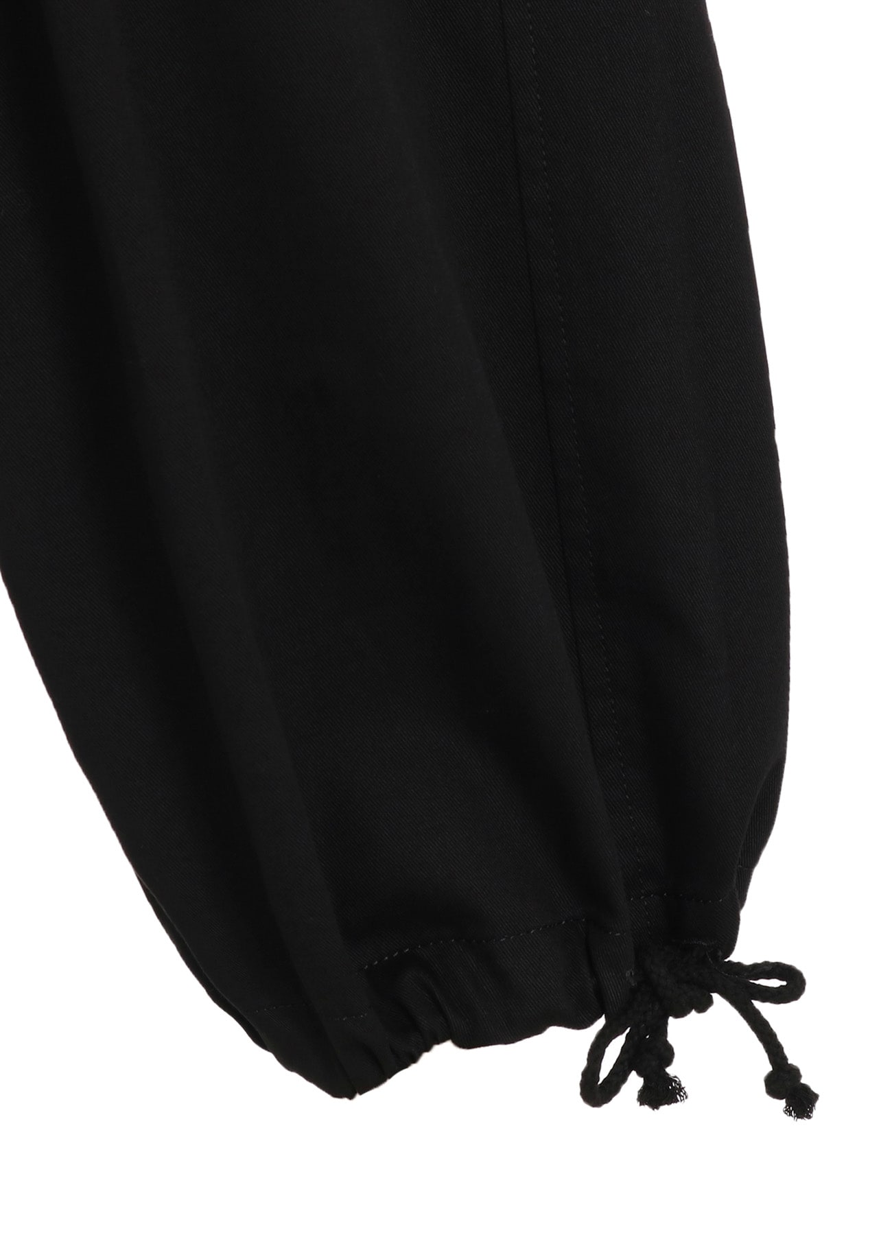 COTTON TWILL WIDE SAROUEL PANTS