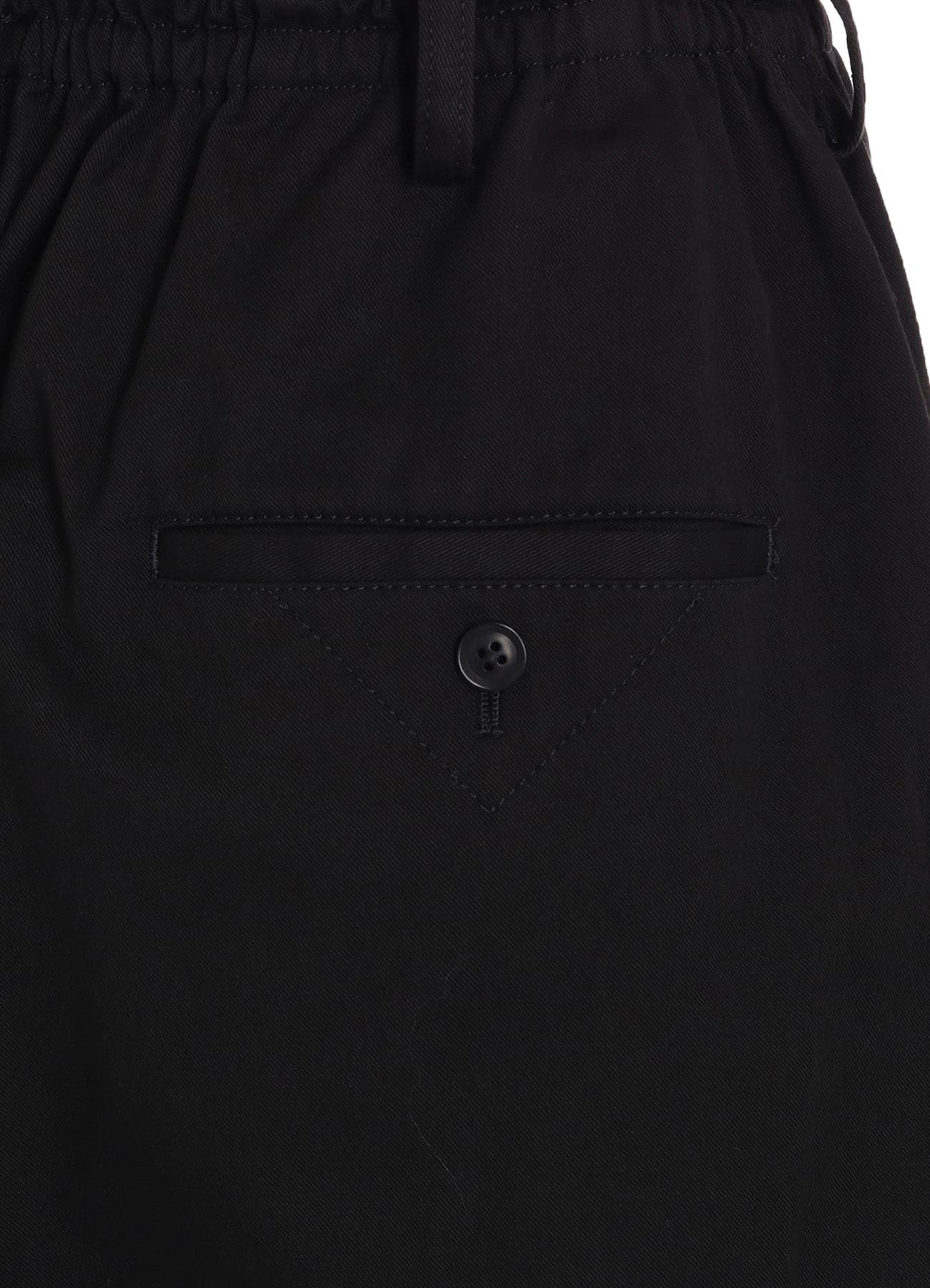 COTTON TWILL WIDE SAROUEL PANTS