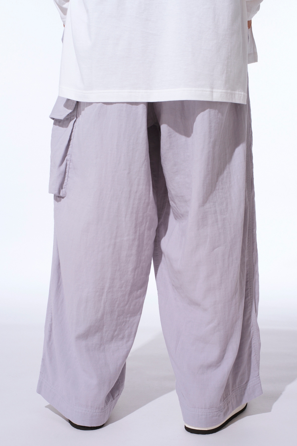 Double Gauze Single Cargo Pocket Pants