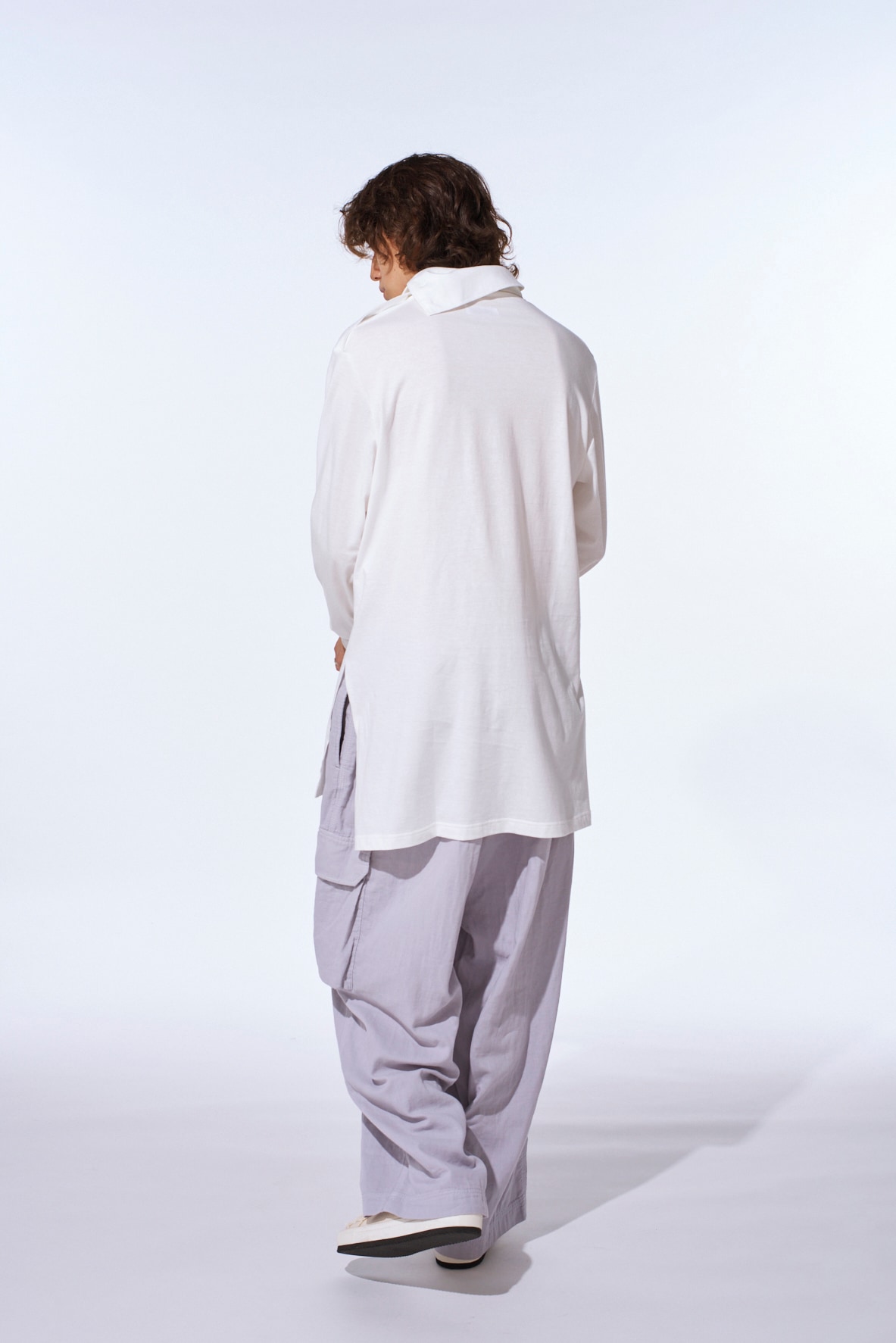 Double Gauze Single Cargo Pocket Pants