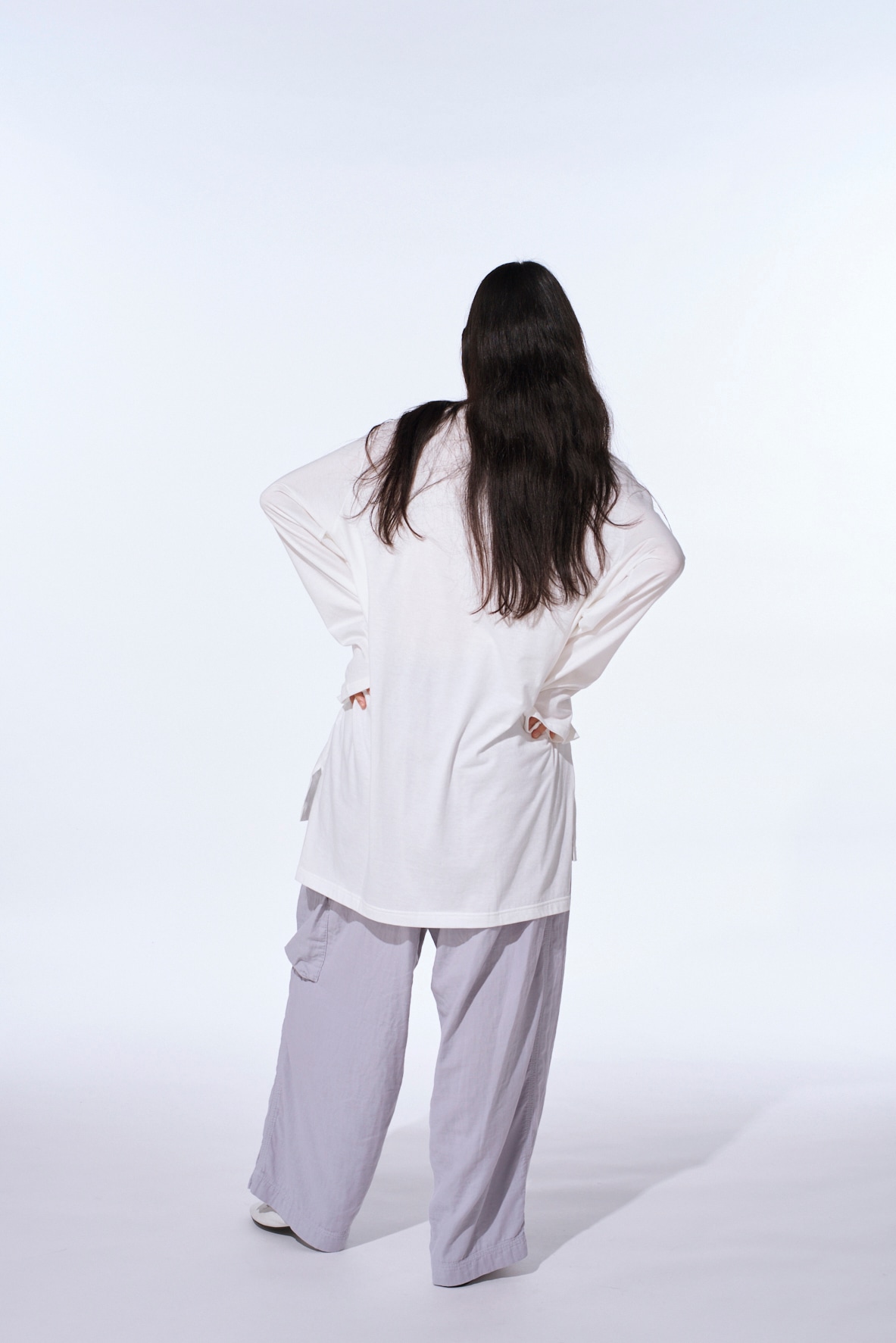 Double Gauze Single Cargo Pocket Pants