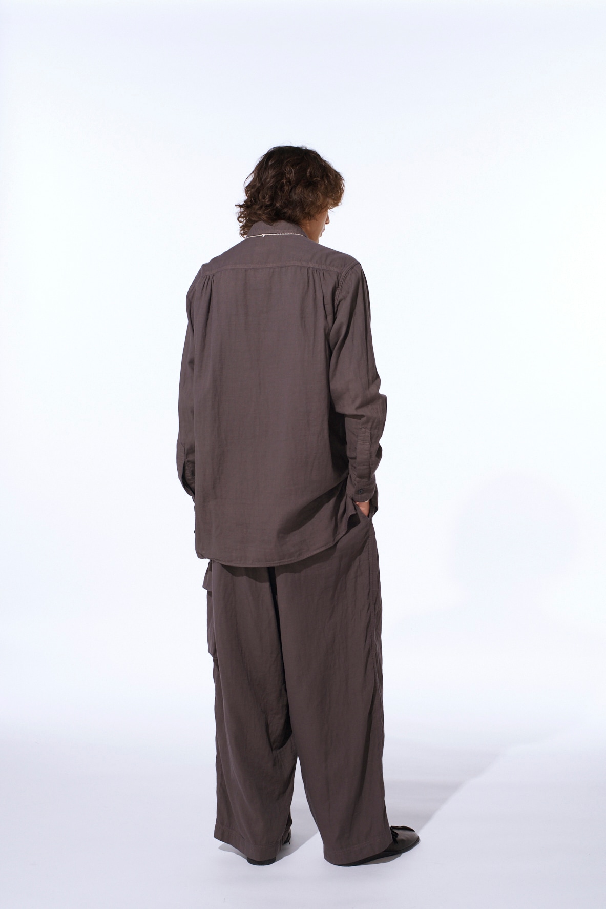 Double Gauze Single Cargo Pocket Pants
