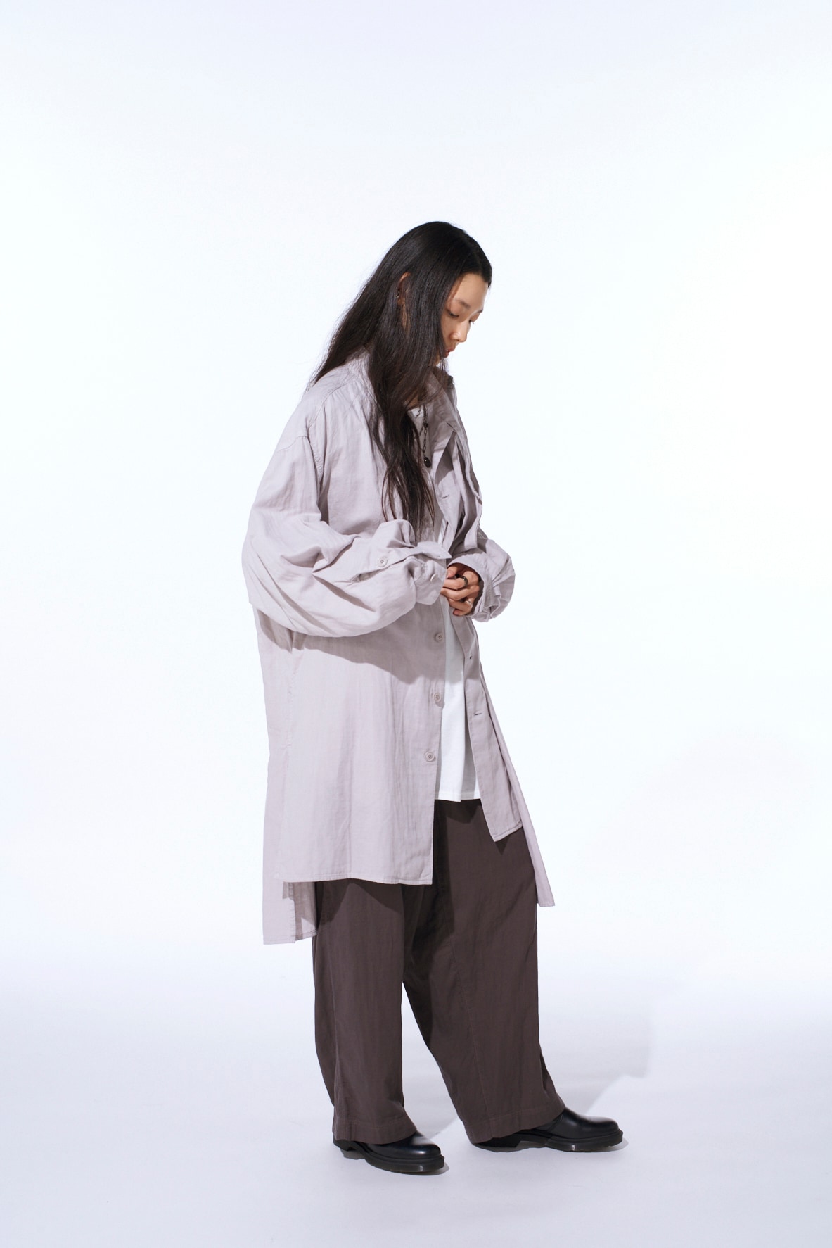 Double Gauze Single Cargo Pocket Pants