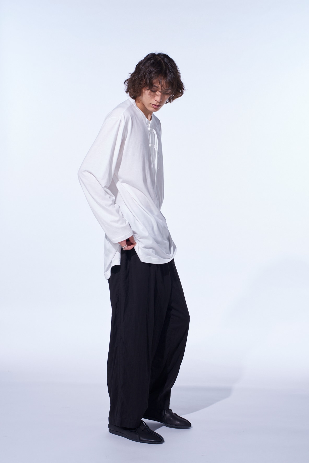 Double Gauze Single Cargo Pocket Pants