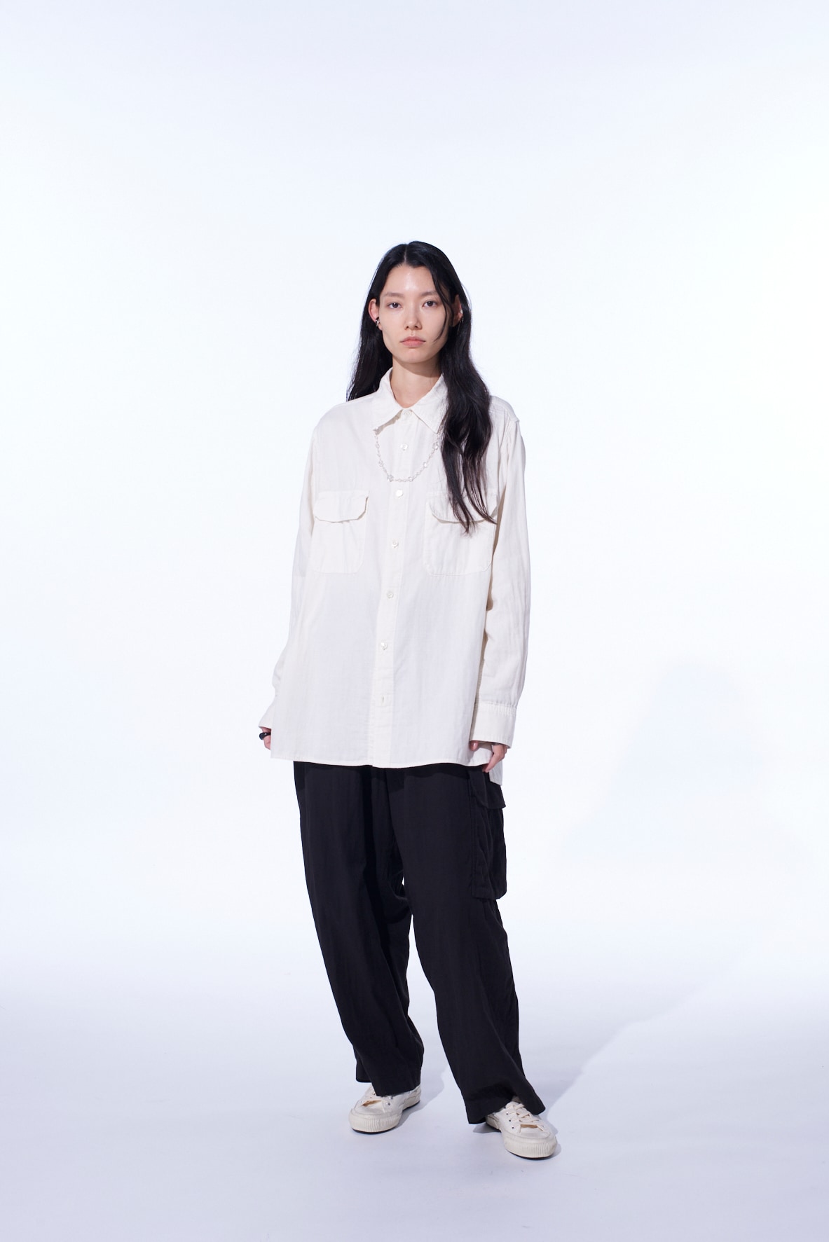 Double Gauze Single Cargo Pocket Pants