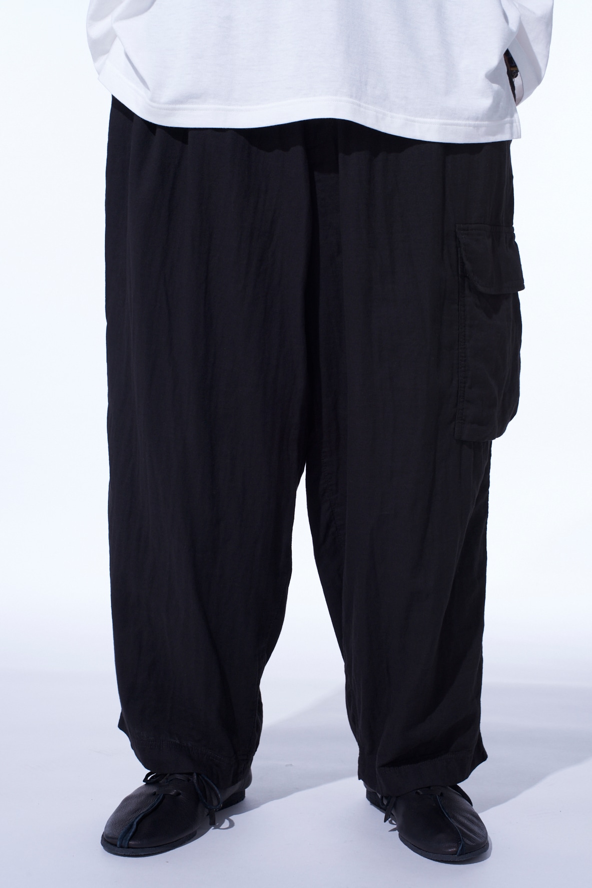 Double Gauze Single Cargo Pocket Pants