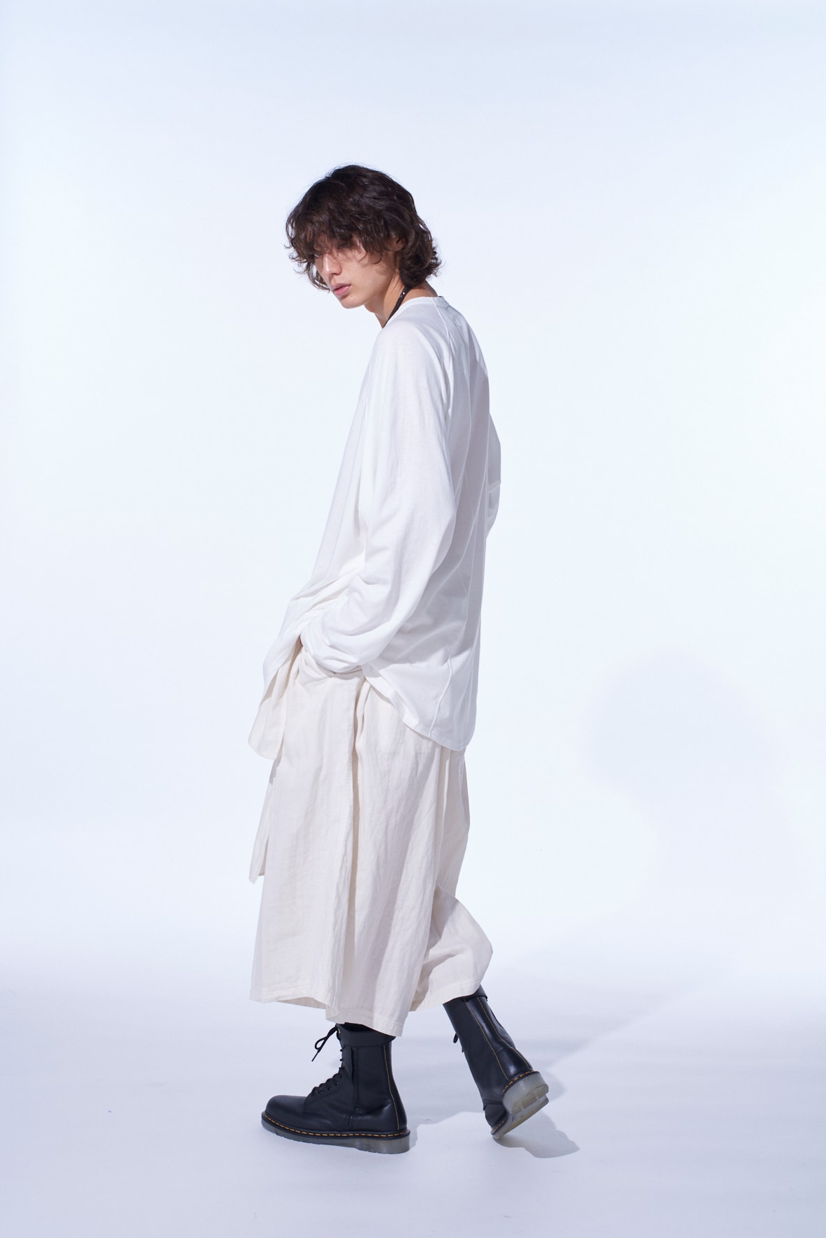 Double Gauze Culotte Pants