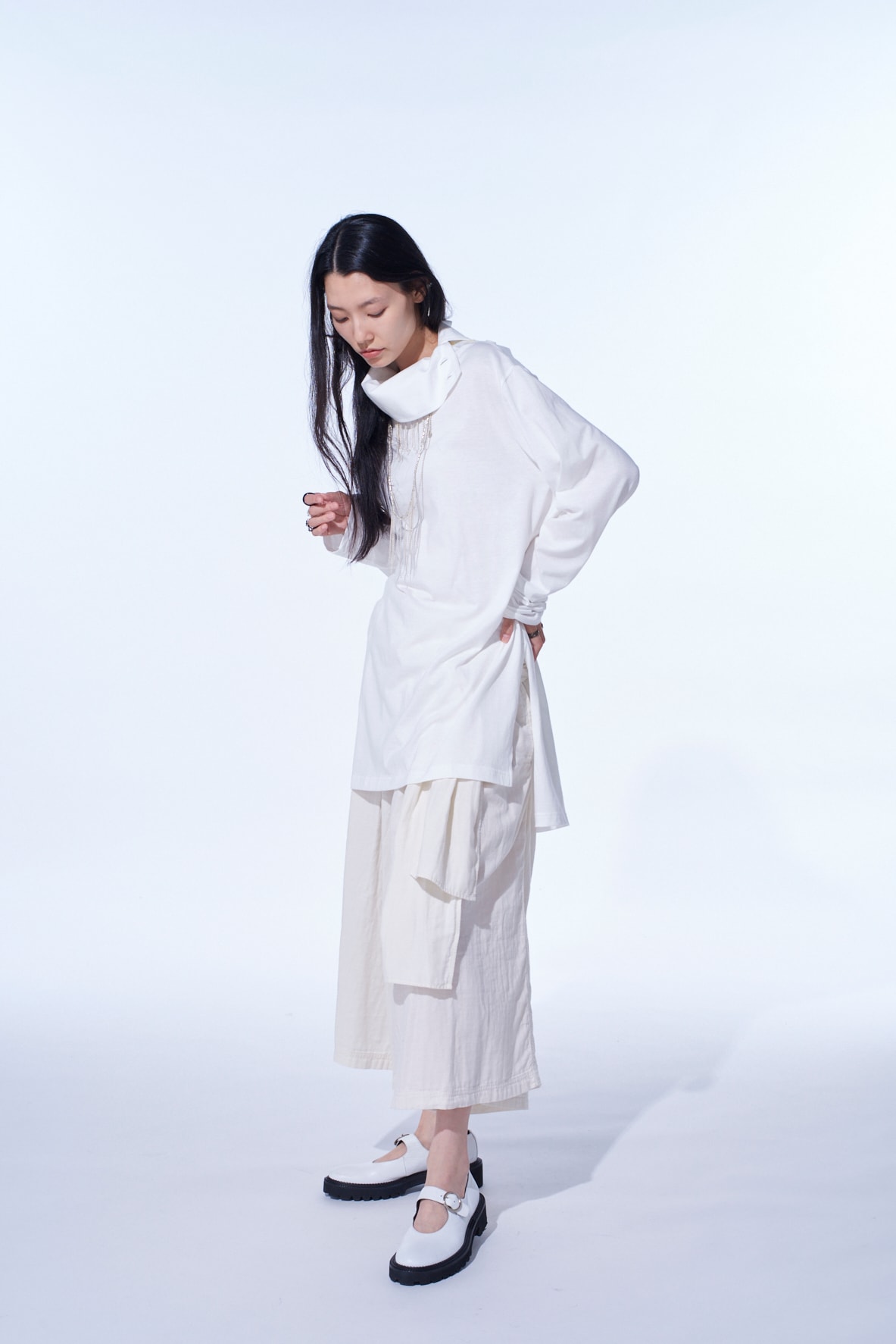 Double Gauze Culotte Pants
