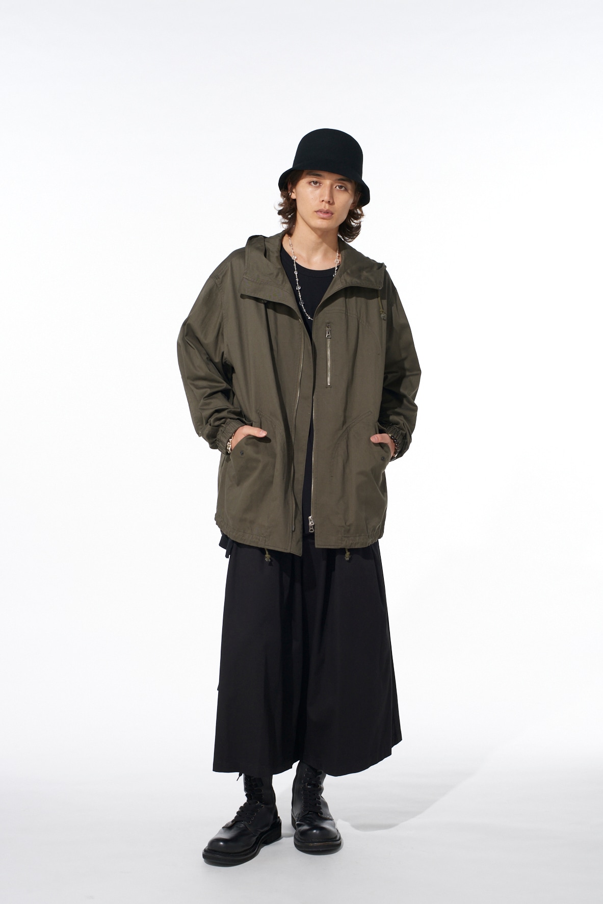 COTTON TWILL MOUNTAIN PARKA