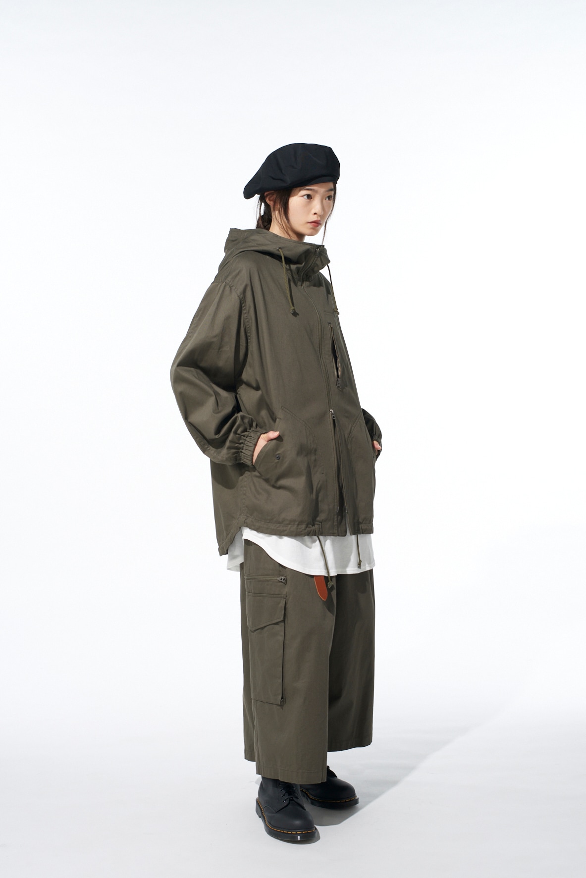 COTTON TWILL MOUNTAIN PARKA